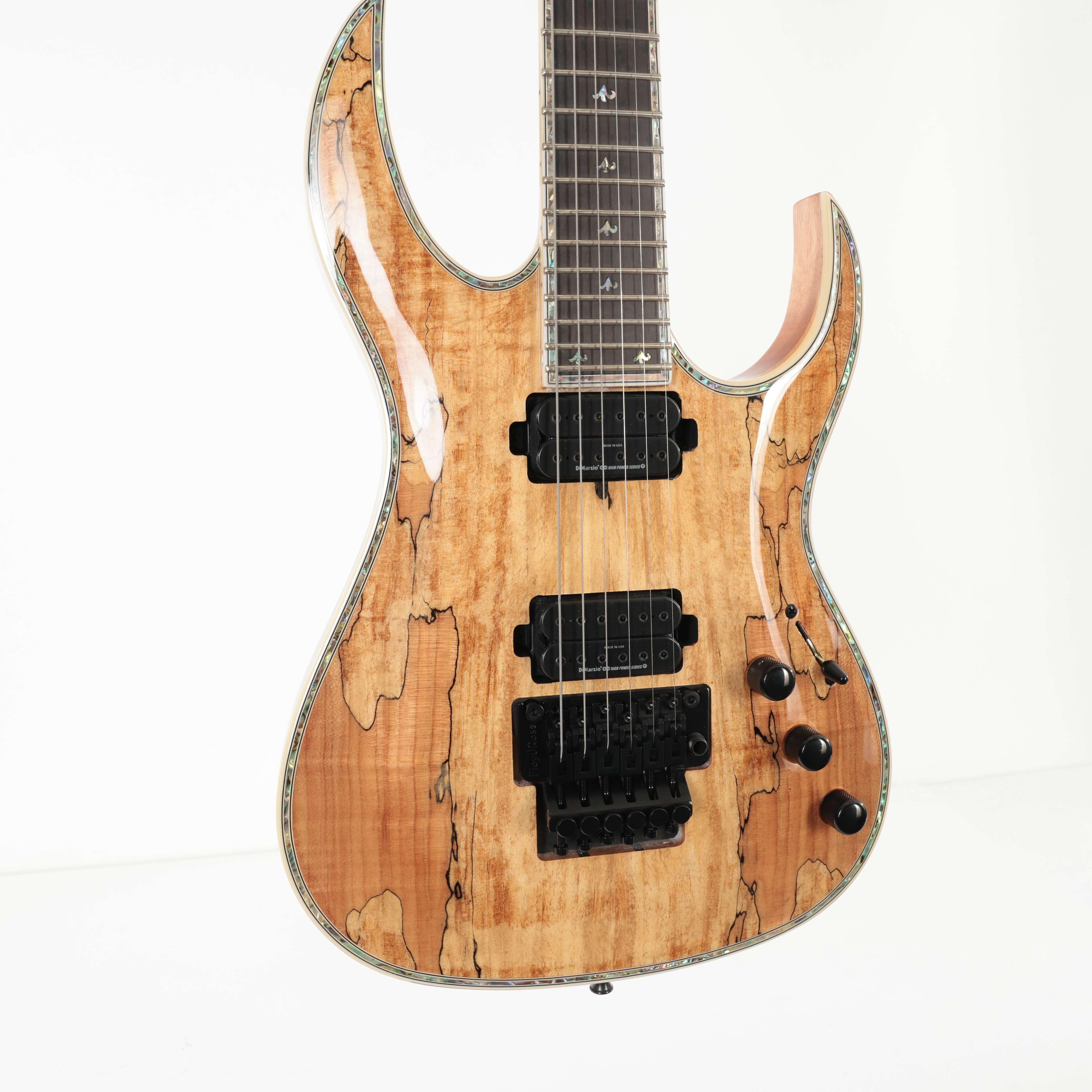 B Stock : BC Rich Prophecy Series Shredzilla Exotic Archtop Electric Guitar with Floyd Rose in Spalted Maple - 001 - B-SZA624FRS-0001 (6).jpg
