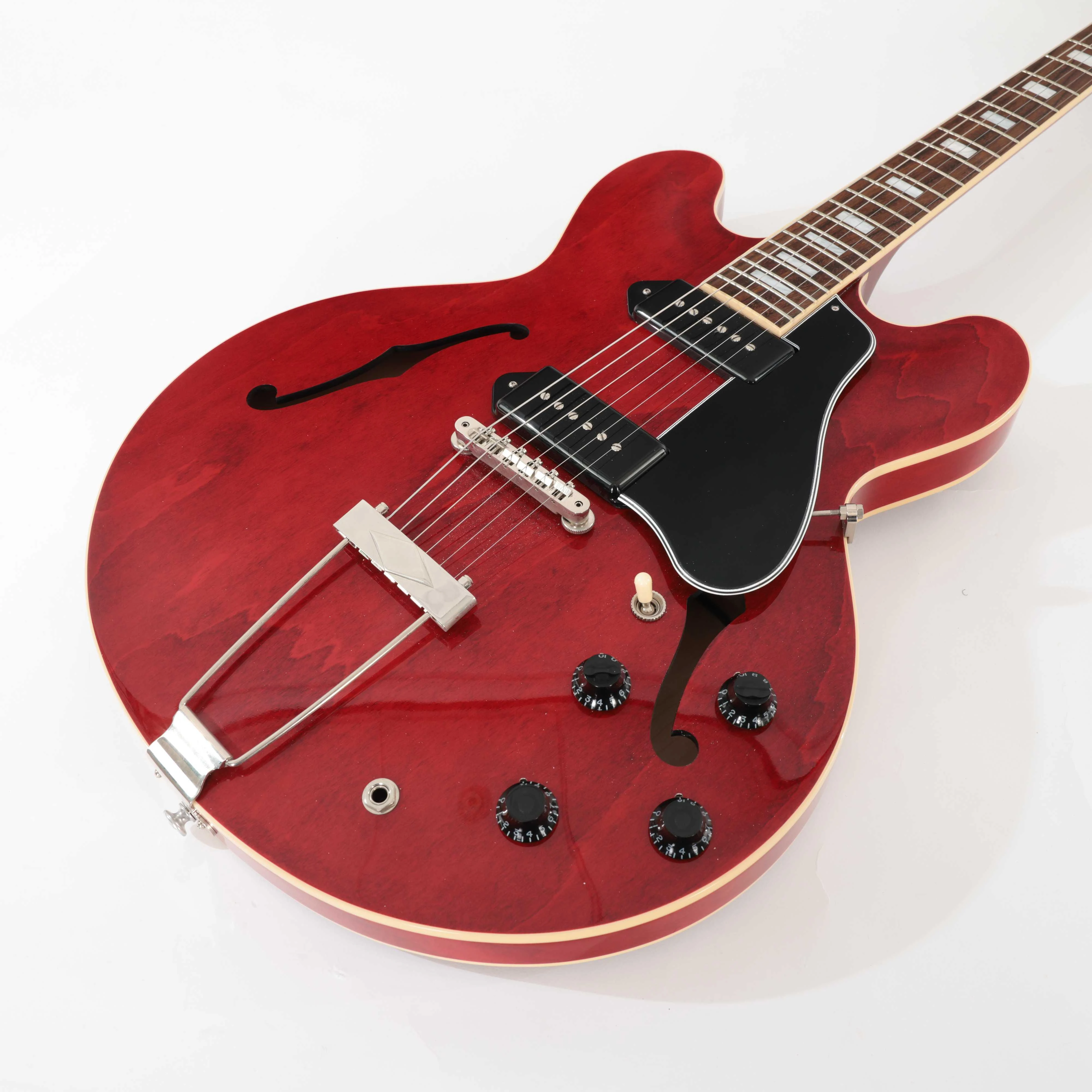 Second Hand Gibson ES-330 Hollowbody Electric Guitar In Sixties Cherry #942 - SH-197-0942 (7).jpg