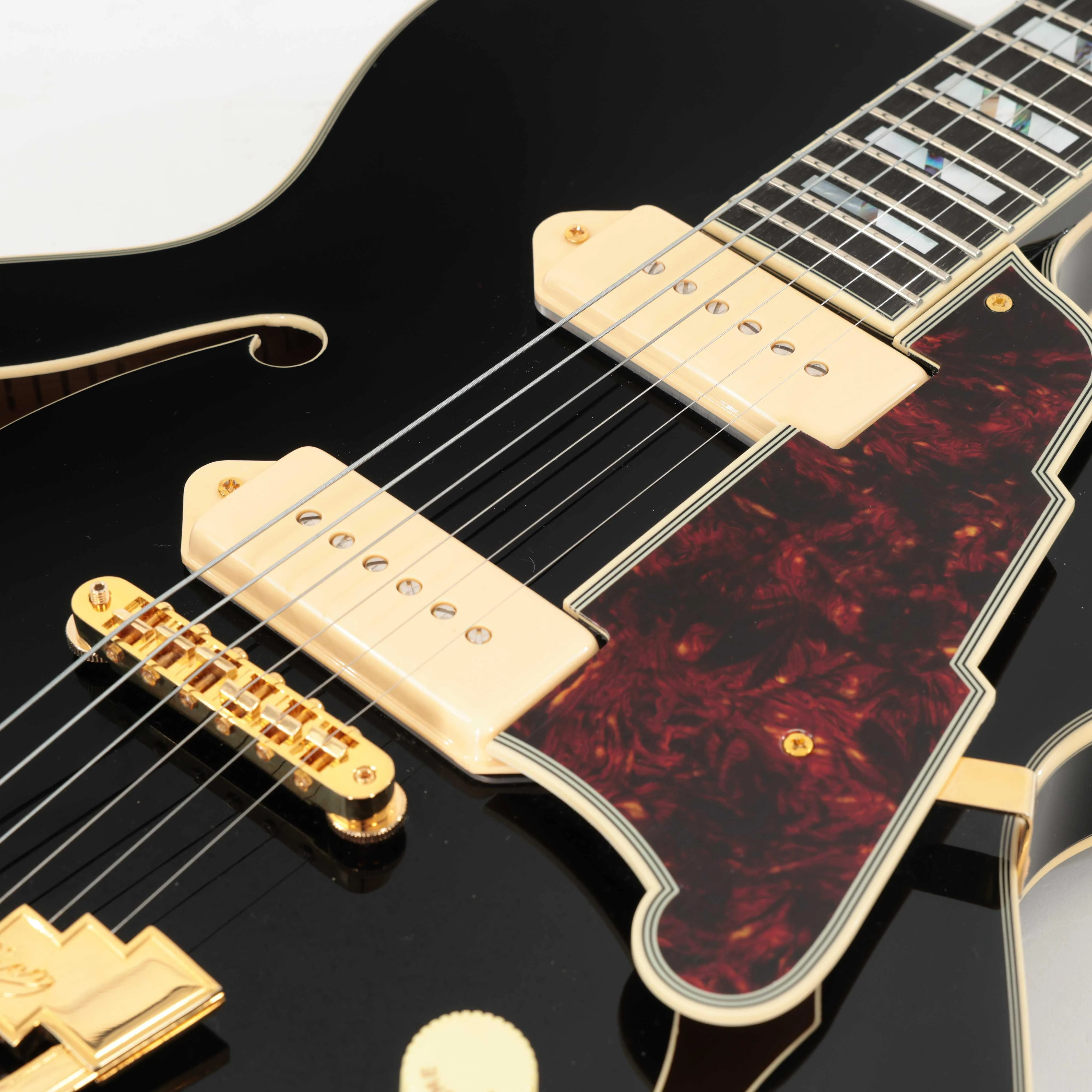 Second Hand D'Angelico Excel 59 Hollowbody Electric Guitar In Black #121 - SH-131-0121 (9).jpg
