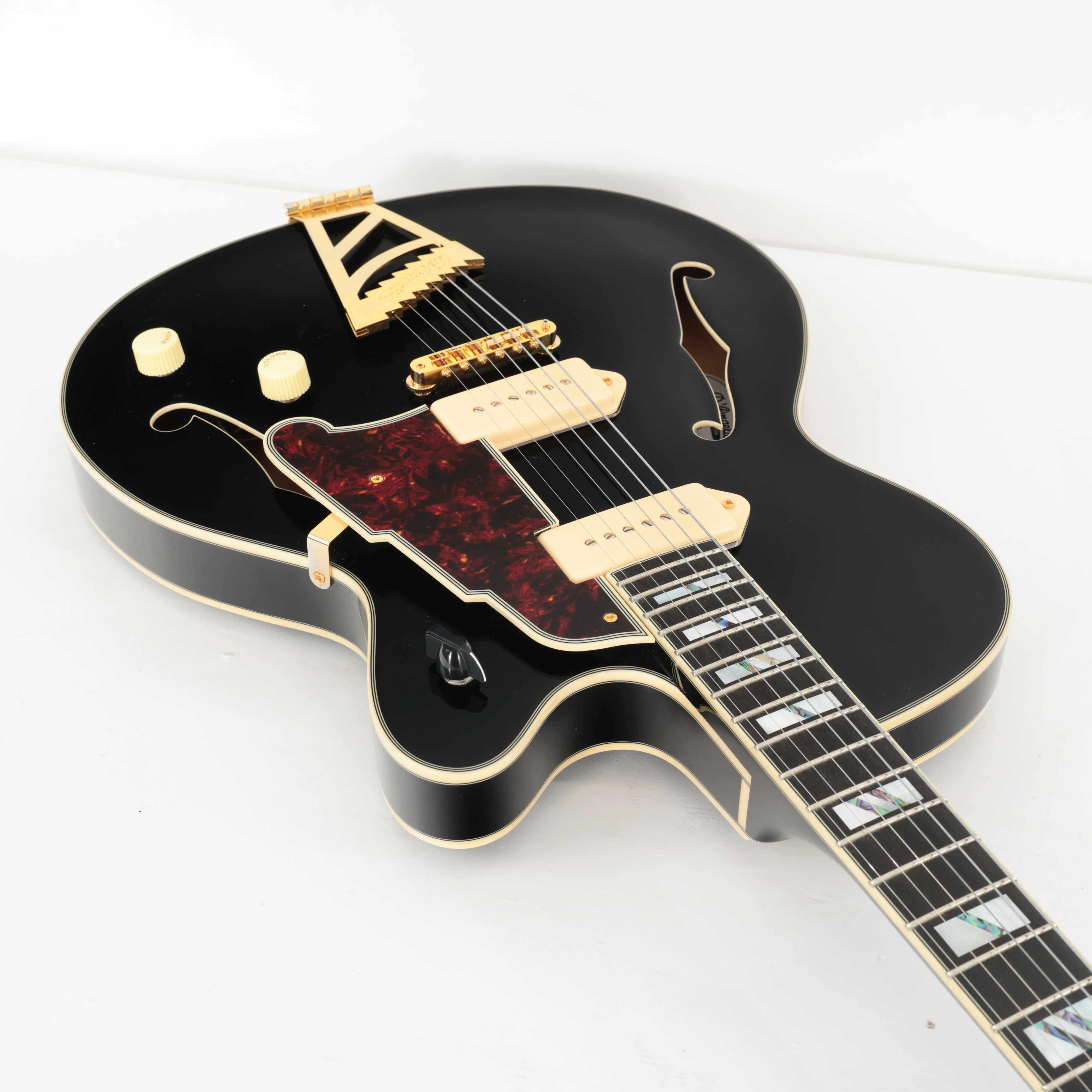 Second Hand D'Angelico Excel 59 Hollowbody Electric Guitar In Black #121 - SH-131-0121 (11).jpg