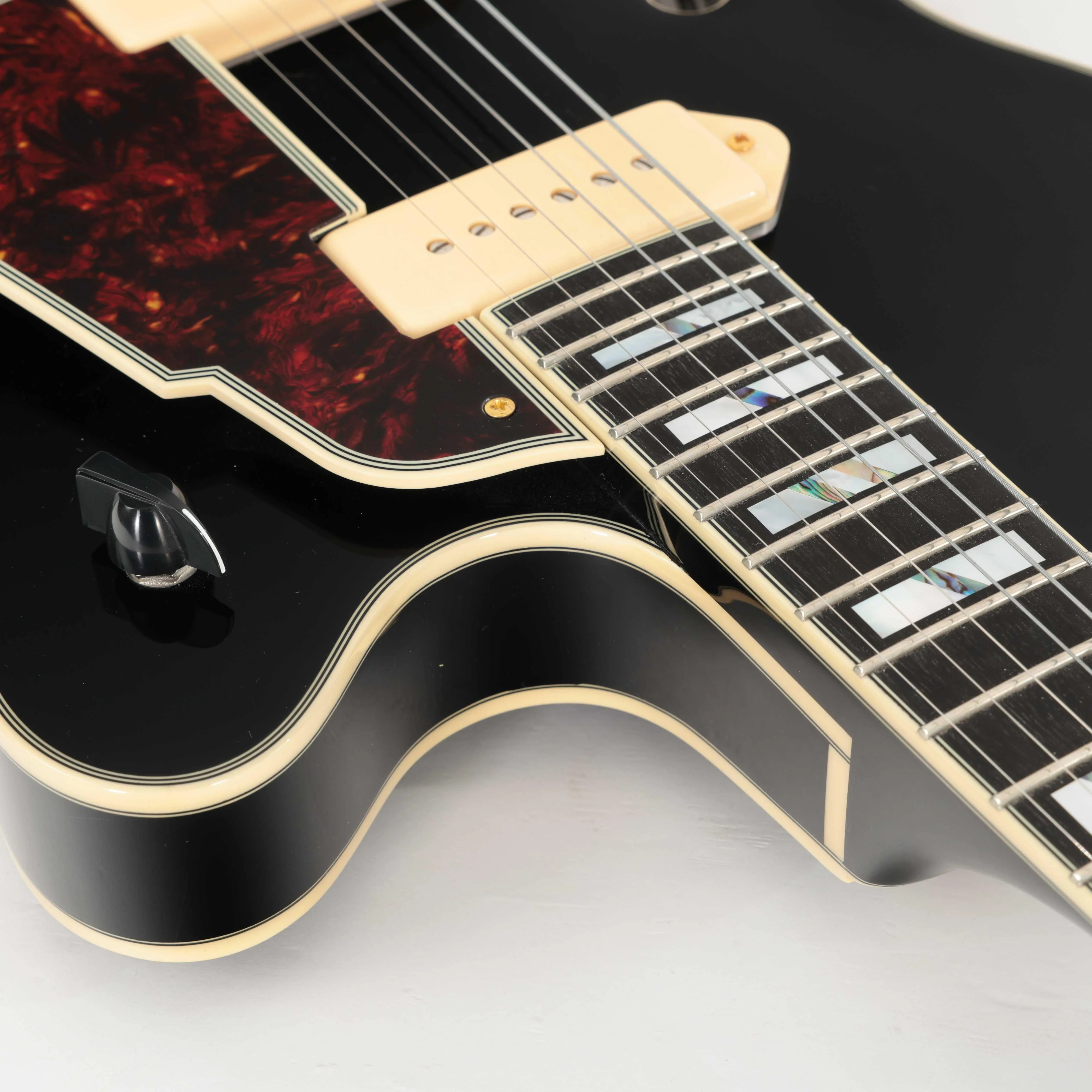 Second Hand D'Angelico Excel 59 Hollowbody Electric Guitar In Black #121 - SH-131-0121 (12).jpg