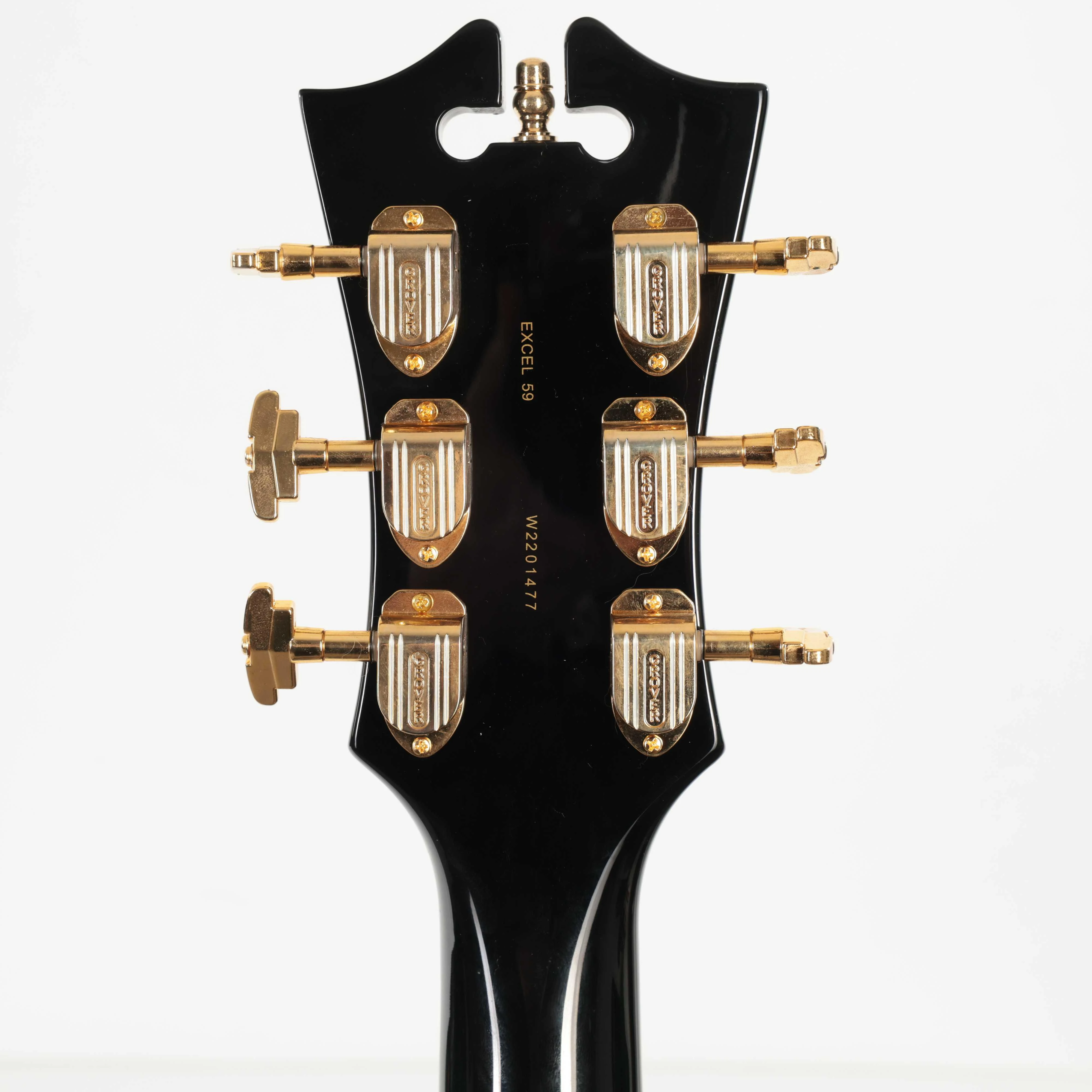 Second Hand D'Angelico Excel 59 Hollowbody Electric Guitar In Black #121 - SH-131-0121 (6).jpg