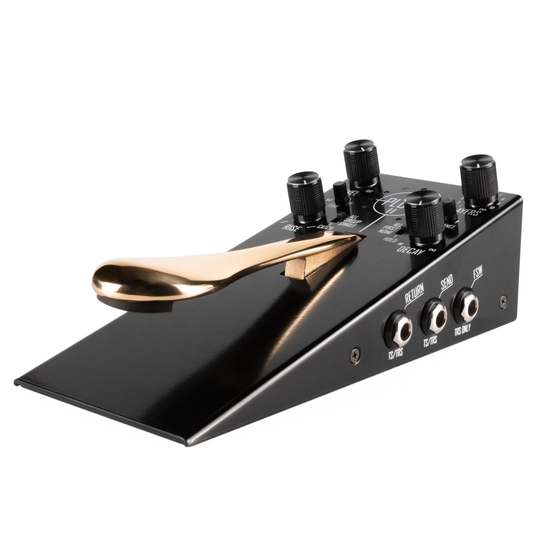 Gamechanger Audio Plus Pedal II Sustainer Pedal Bundle With Footswitch - GCAPU2-Angle.jpg