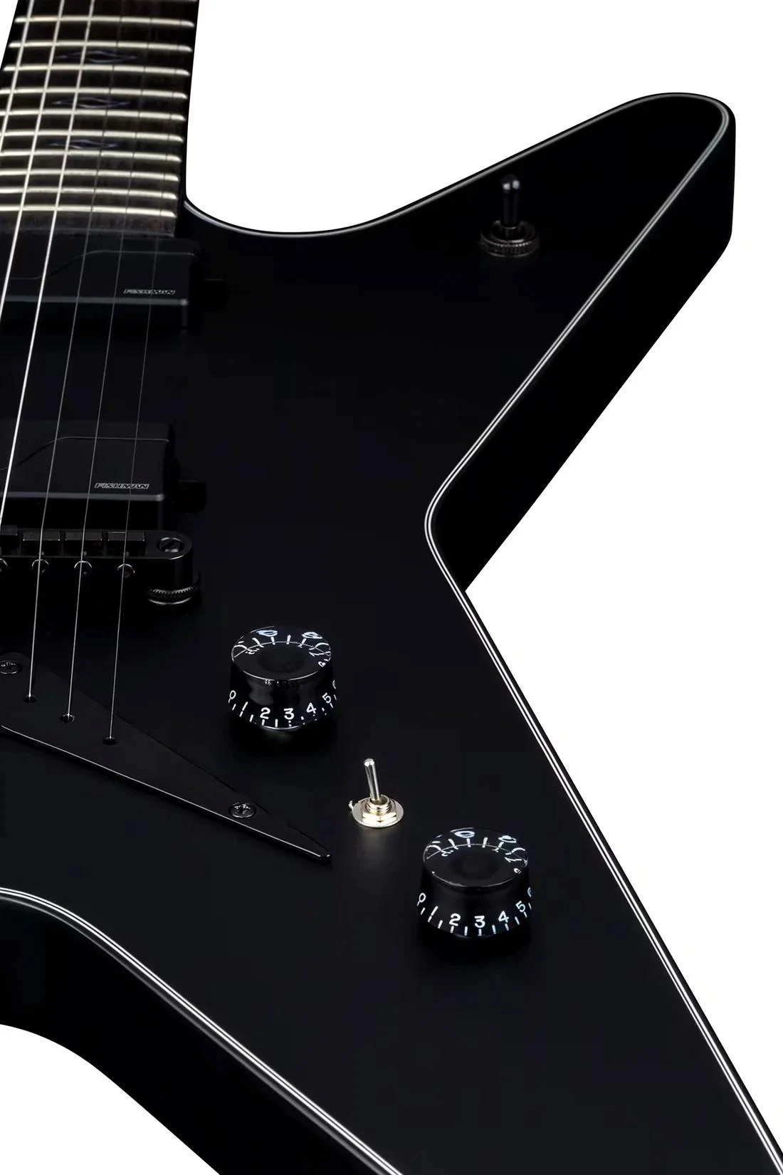 Dean ML Select Fluence Electric Guitar in Black Satin - MLSELFLBKS (3).jpg
