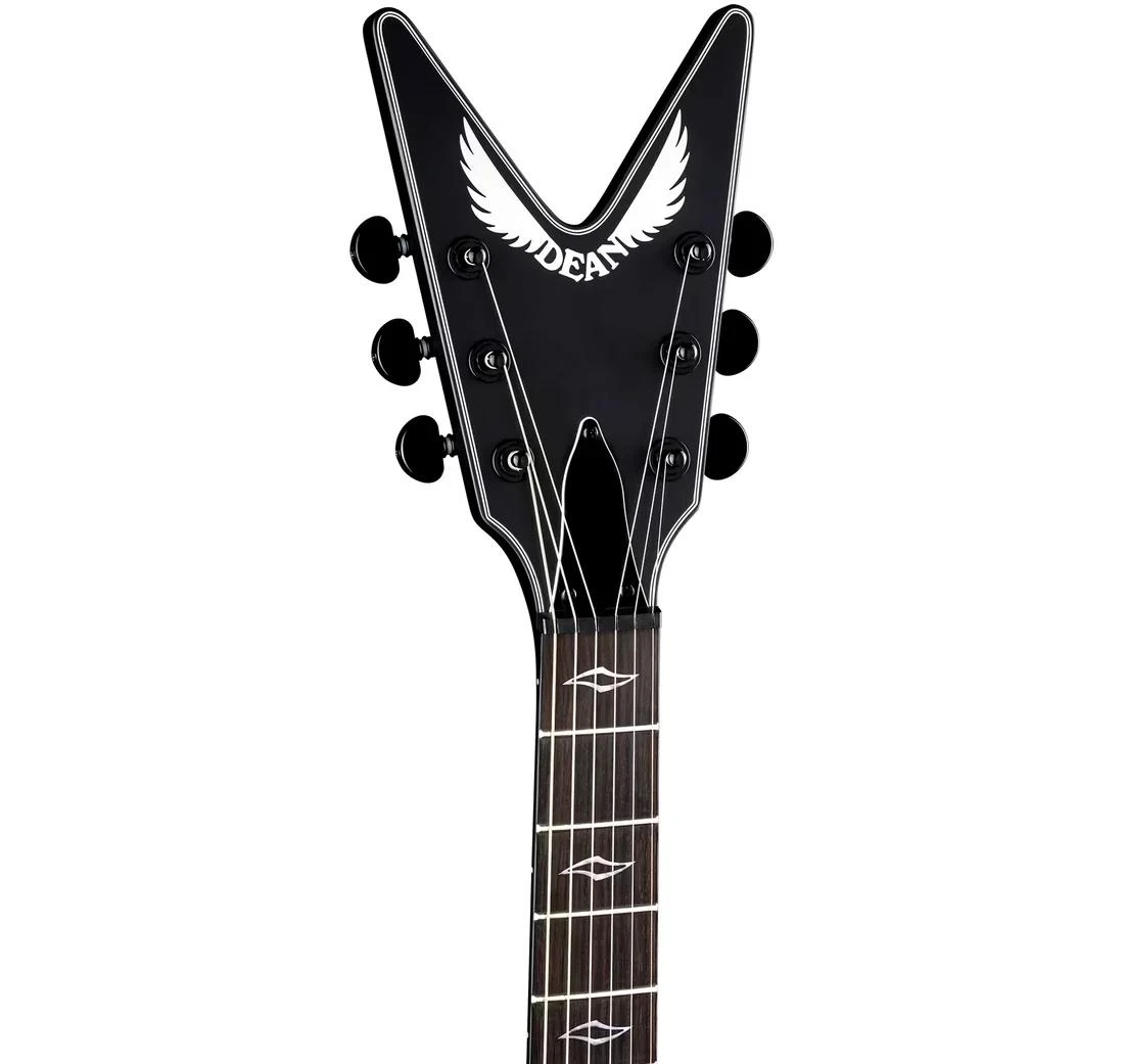 Dean ML Select Fluence Electric Guitar in Black Satin - MLSELFLBKS (2).jpg