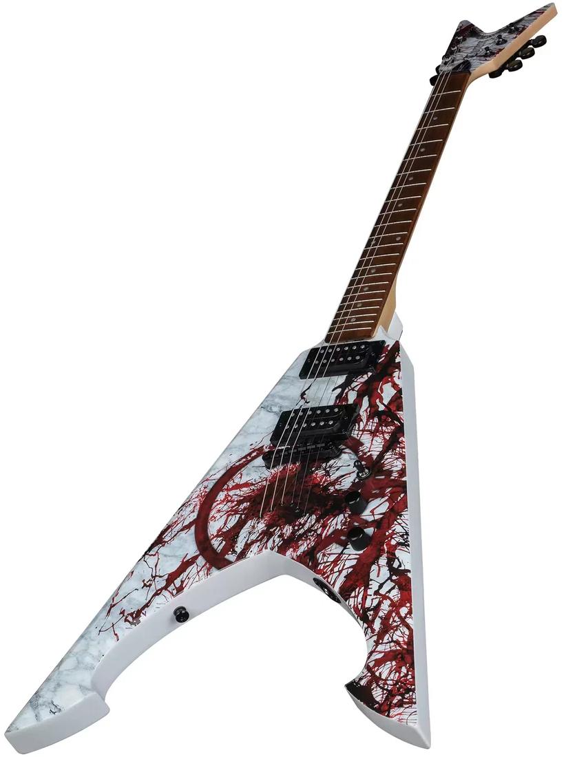 Dean Michael Amott Tyrant X Signature Electric Guitar in Splatter - MASTYRANTXSPLT (5).jpg