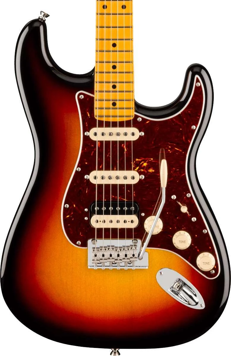 Fender American Professional Stratocaster HSS Electric Guitar in 3-Colour Sunburst, Maple Fingerboard - 0111122700 (2).jpg