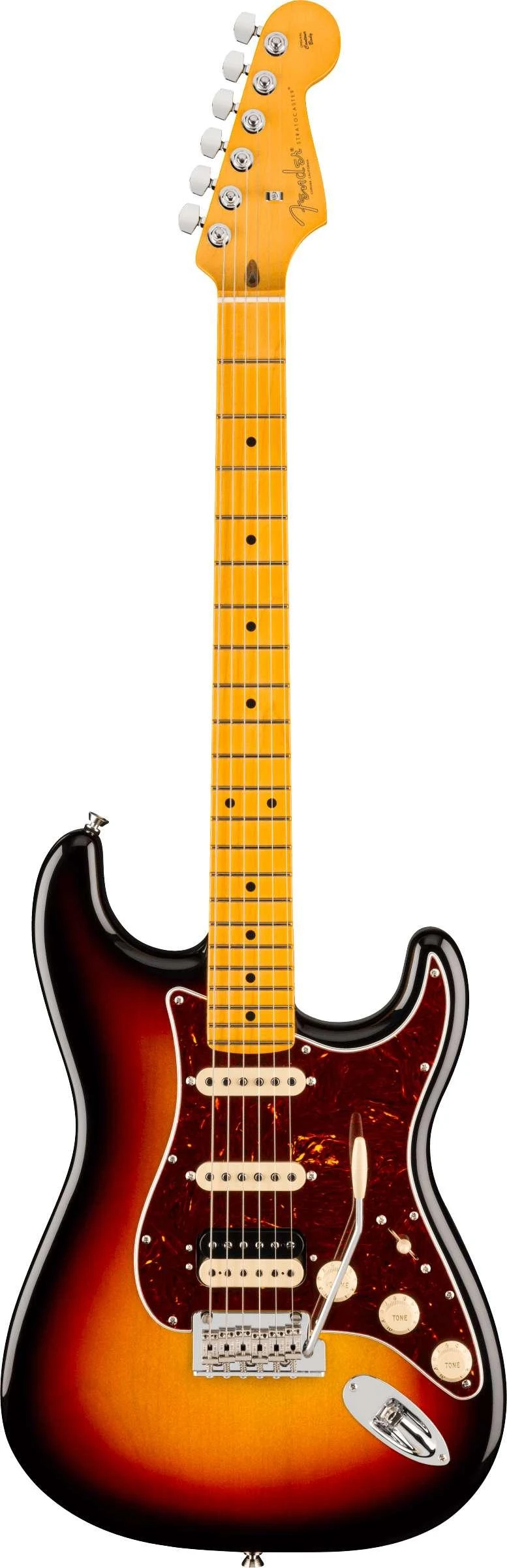 Fender American Professional Stratocaster HSS Electric Guitar in 3-Colour Sunburst, Maple Fingerboard - 0111122700 (1).jpg