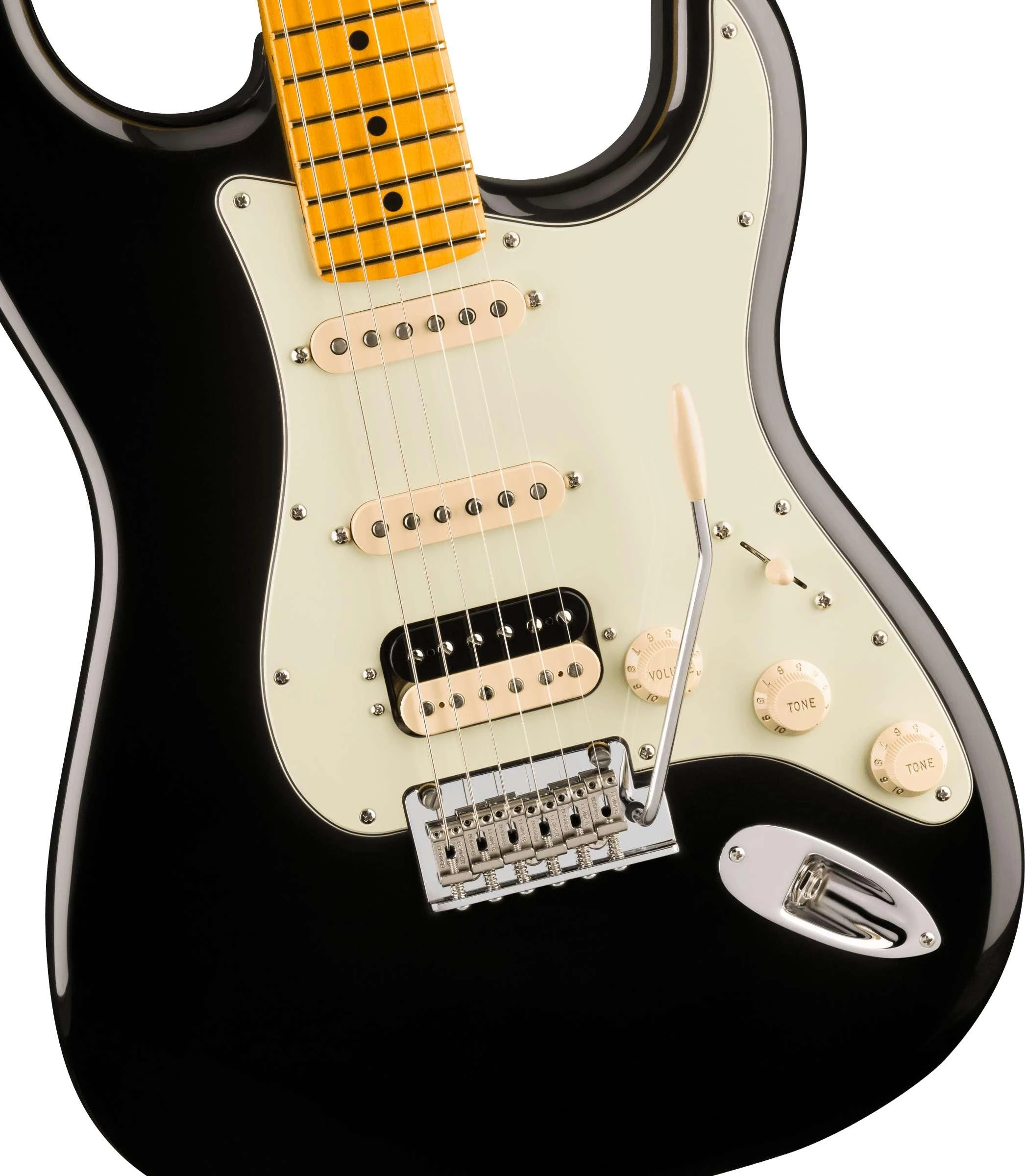 Fender American Professional Stratocaster HSS Electric Guitar in Black, Maple Fingerboard - 0111122706 (5).jpg