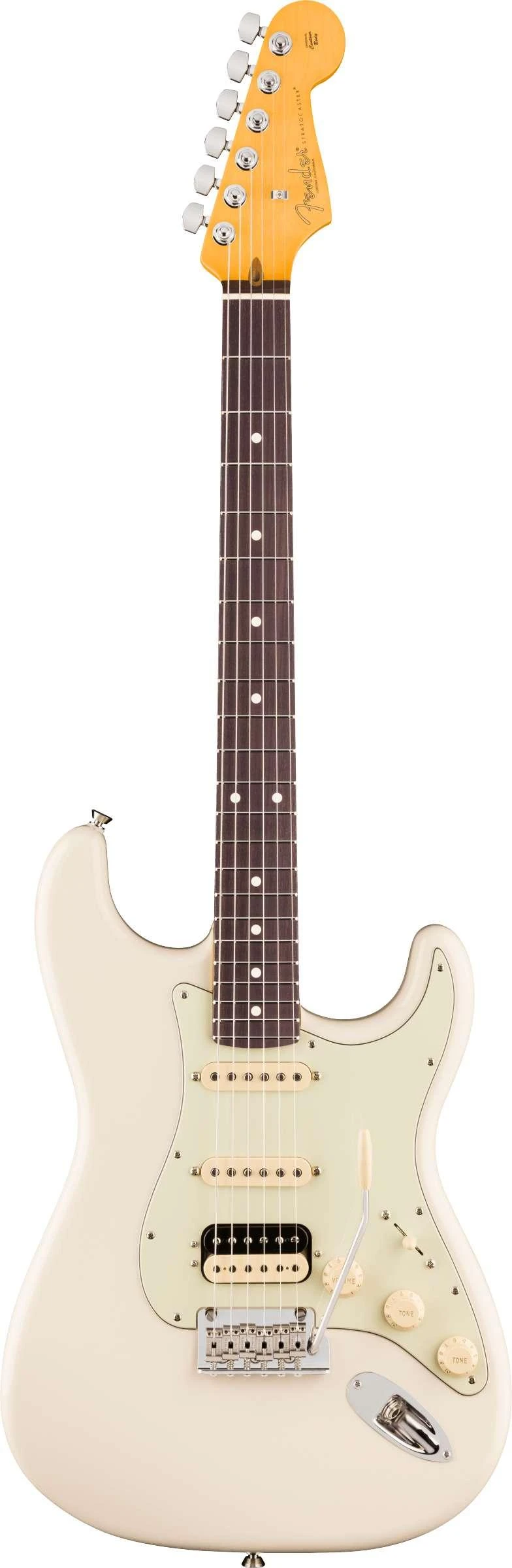 Fender American Professional Stratocaster HSS Electric Guitar in Olympic White, Rosewood Fingerboard - 0111120705 (2).jpg