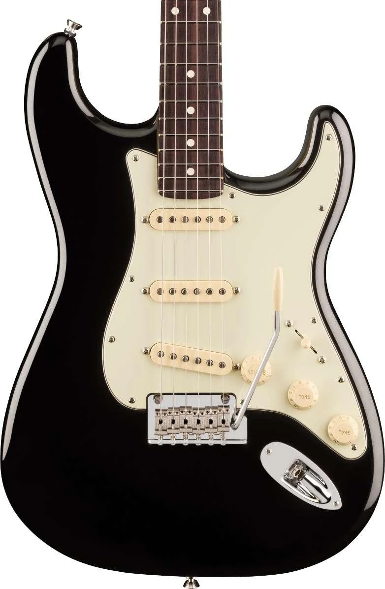 Fender American Professional Stratocaster Electric Guitar in Black, Rosewood Fingerboard - 0111110706 (7).jpg