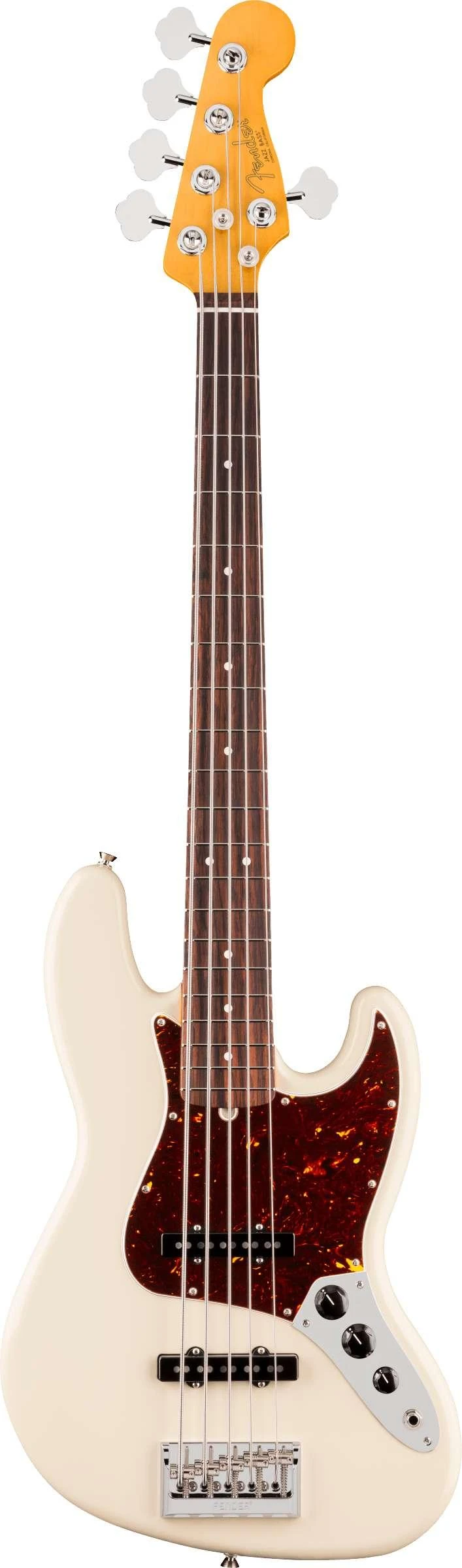 Fender American Professional Jazz Bass V Guitar in Olympic White, Rosewood Fingerboard - 0192940705 (5).jpg