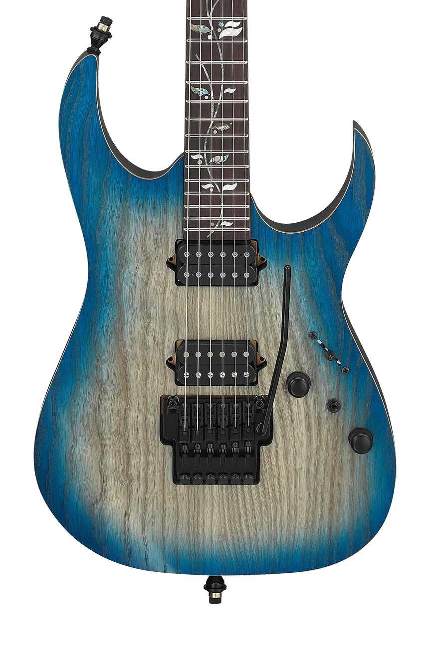 Ibanez RG8620AH-GFB J Custom Electric Guitar in Ghost Fleet Blue Burst - RG8620AH-GFB-1.jpg