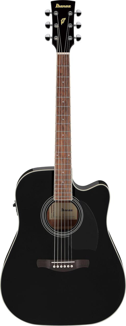 Ibanez PF15ECE-BK PF- Series Electro Acoustic Guitar in Black - PF15ECE-BK (1).jpg