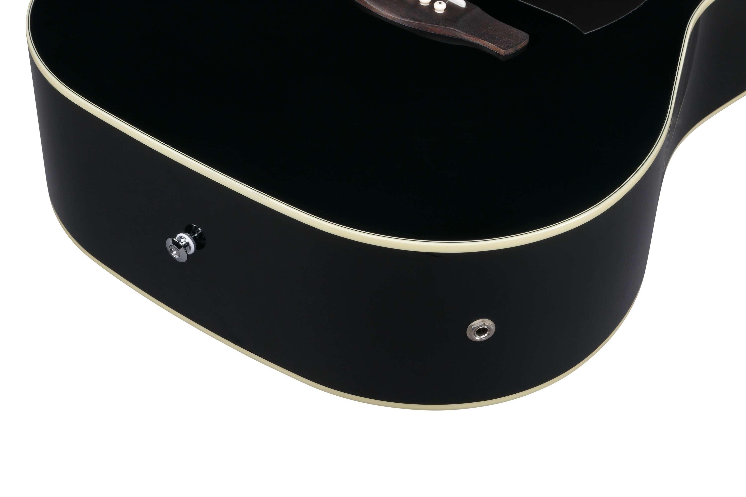 Ibanez PF15ECE-BK PF- Series Electro Acoustic Guitar in Black - PF15ECE-BK (13).jpg