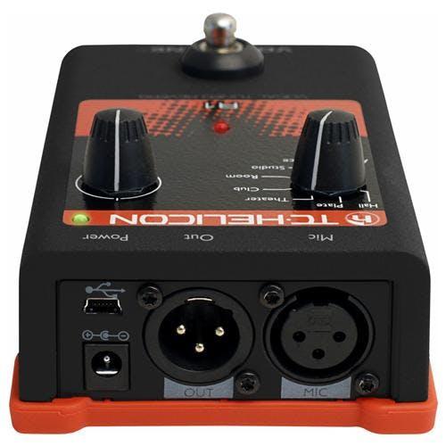 B Stock : TC Helicon VoiceTone R1 stomp box Vocal tuned Reverb - works with Mic Control switch on MP-75 - 001 - 10588-_image2_9960050XX_super.jpg