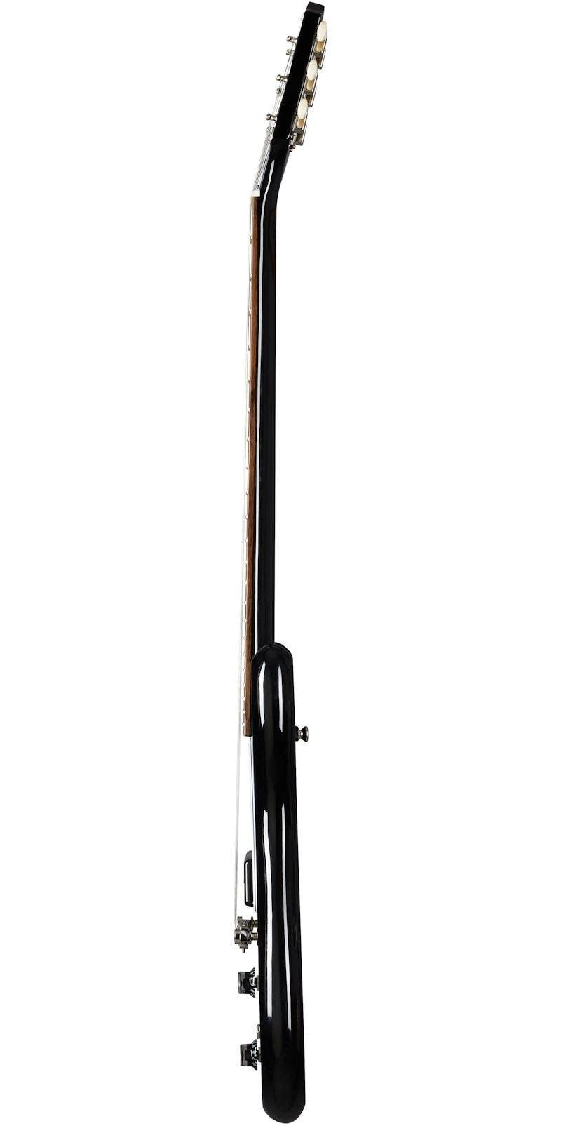 Epiphone Original Coronet Electric Guitar in Ebony, Indian Laurel Fingerboard - 413399-Epiphone-Coronet-Ebony-Side.jpg