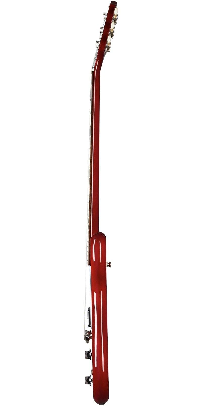 Epiphone Original Coronet Electric Guitar in Cherry, Indian Laurel Fingerboard - 413382-Epiphone-Coronet-Cherry-Side.jpg