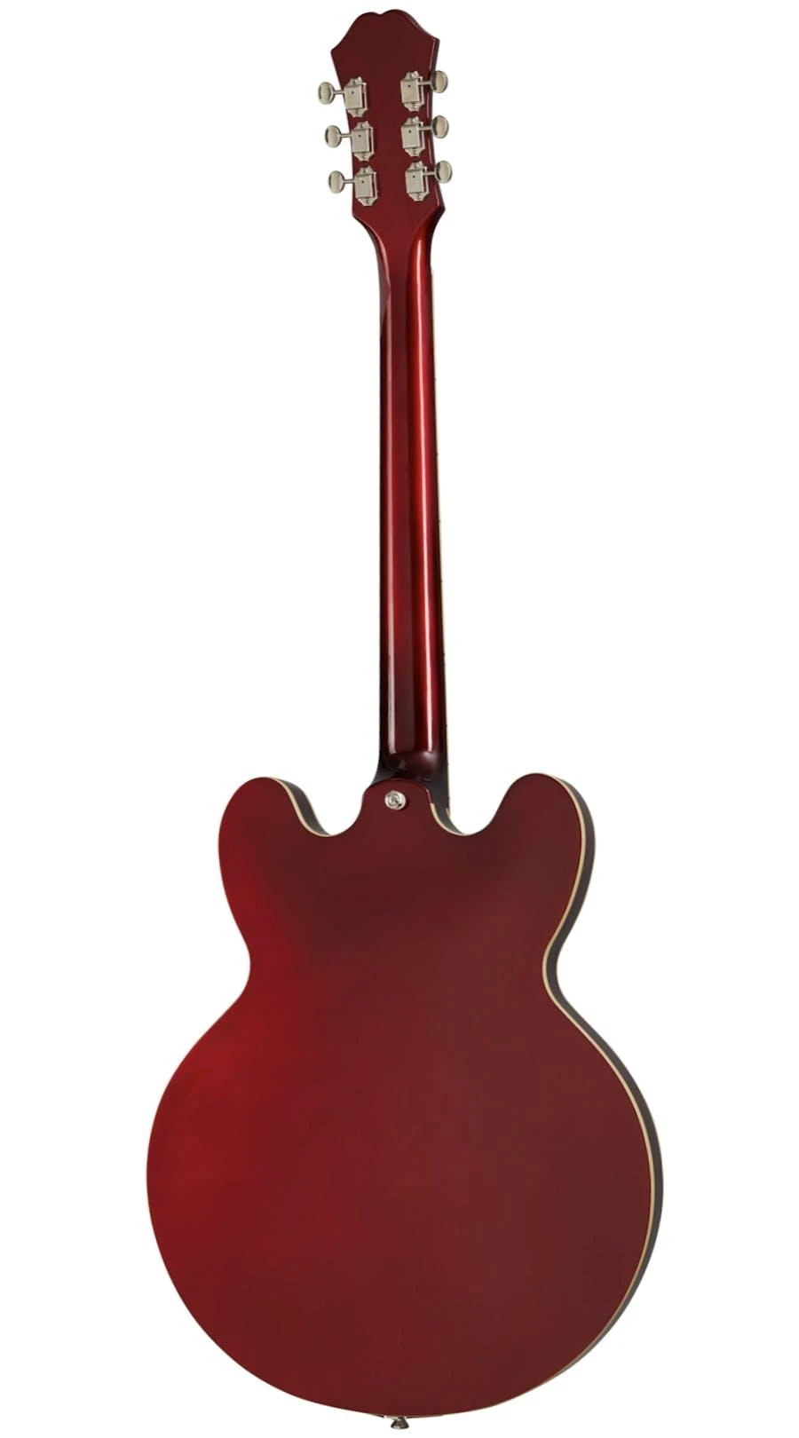 Epiphone Original Riviera Semi-Hollow Electric Guitar in Sparkling Burgundy, Indian Laurel Fingerboard - 417623-Epiphone-Riviera-Sparkling-Burgundy-Back.jpg