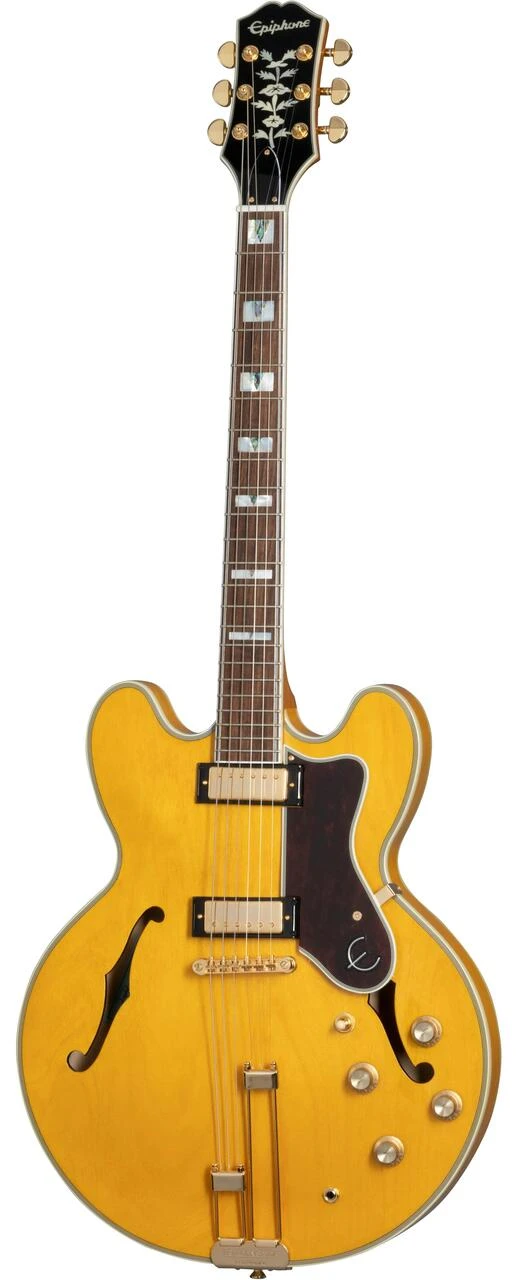 Epiphone Original Sheraton Semi-Hollow Electric Guitar in Natural, Indian Laurel Fingerboard - EOSHNAGH1-Epiphone-Sheraton-Frequensator-Natural.jpg