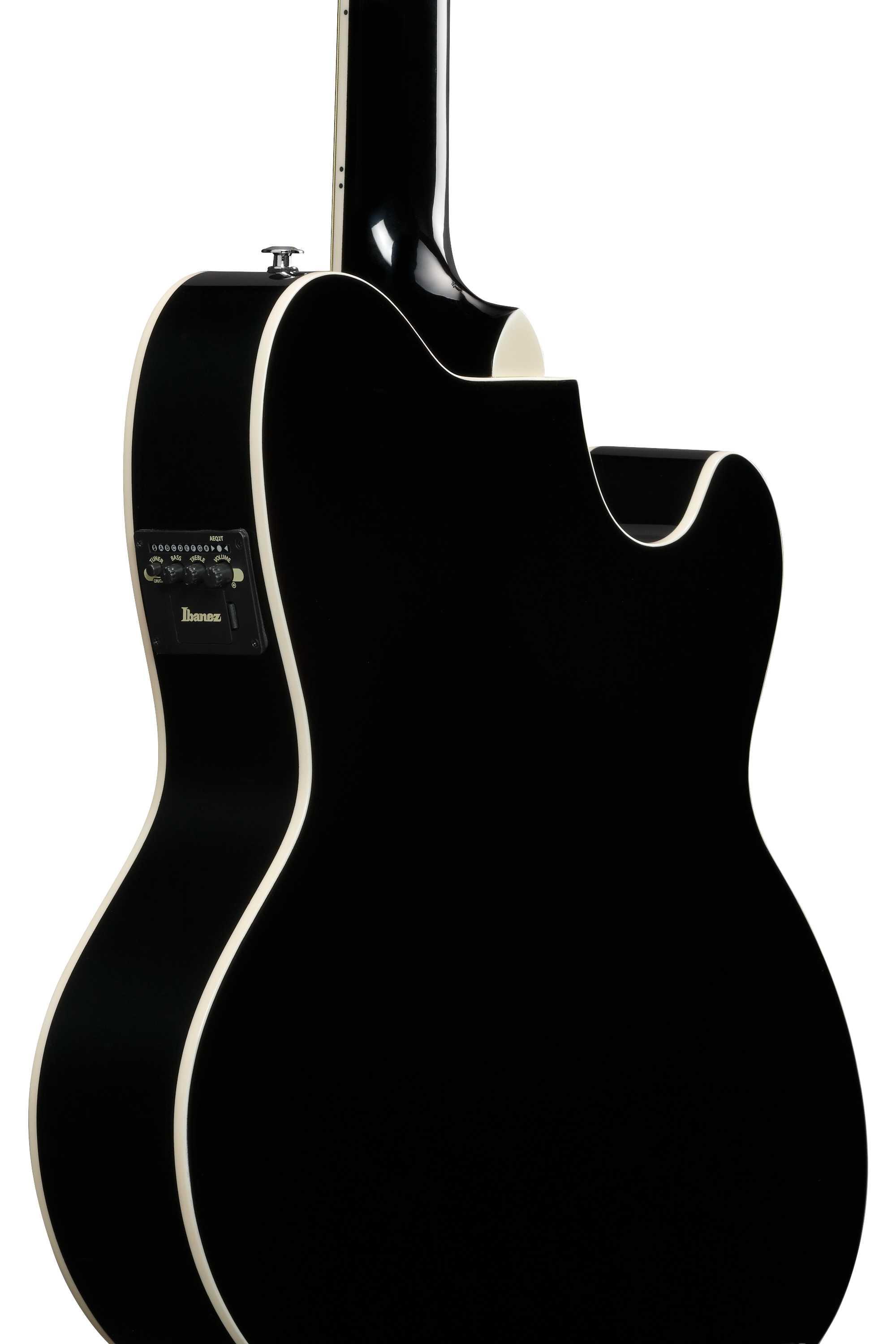 Ibanez TCY10LE Talman Series Left Handed Electro Acoustic Guitar in Black - TCY10LE-BK-6.jpg