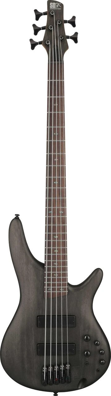 Ibanez SR500A-TGF SR-Series Bass Guitar in Transparent Gray Flat - SR500A-TGF-2.jpg