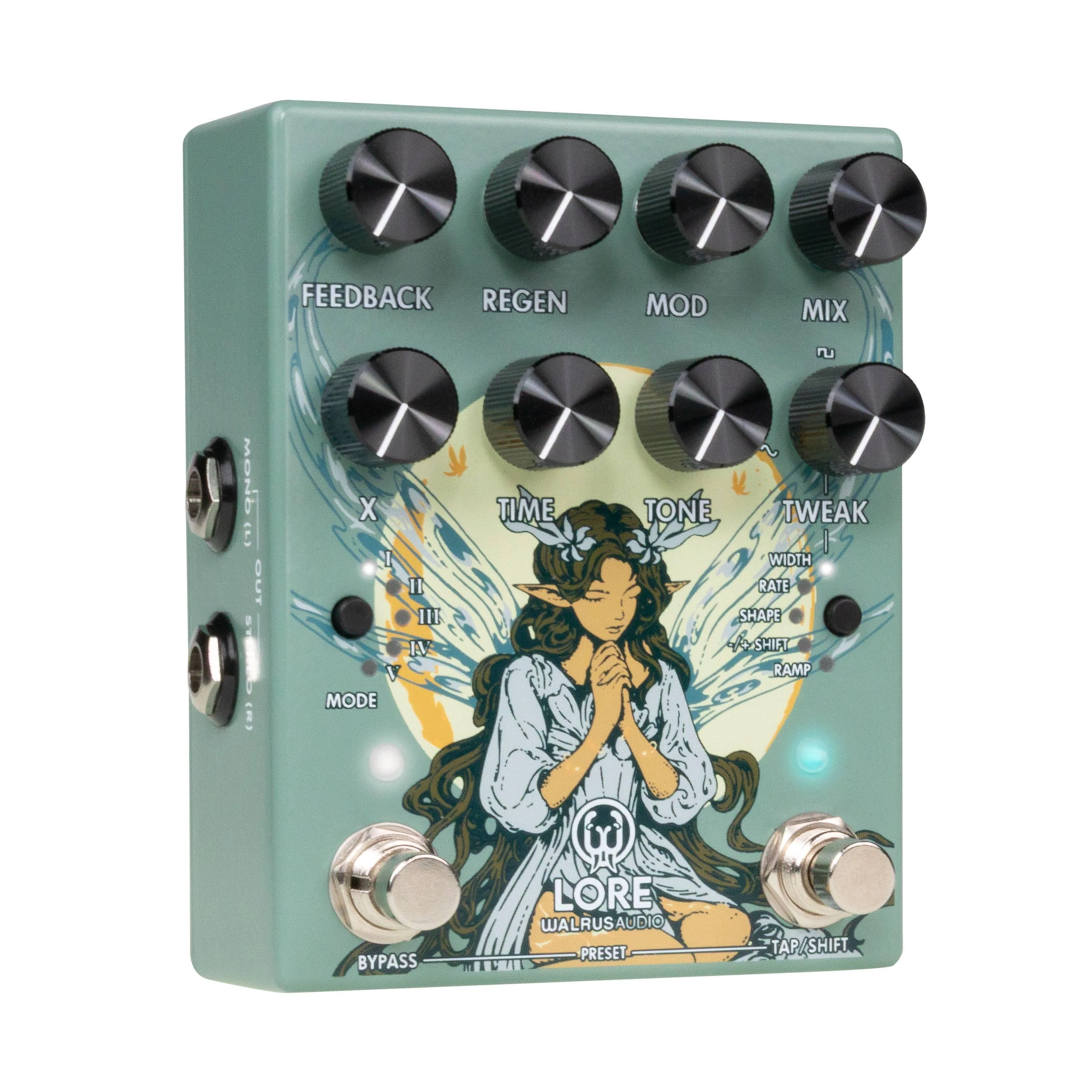 Walrus Audio Lore MKII Reverse Soundscape Generator FX Pedal in Green - 72137-2.jpg