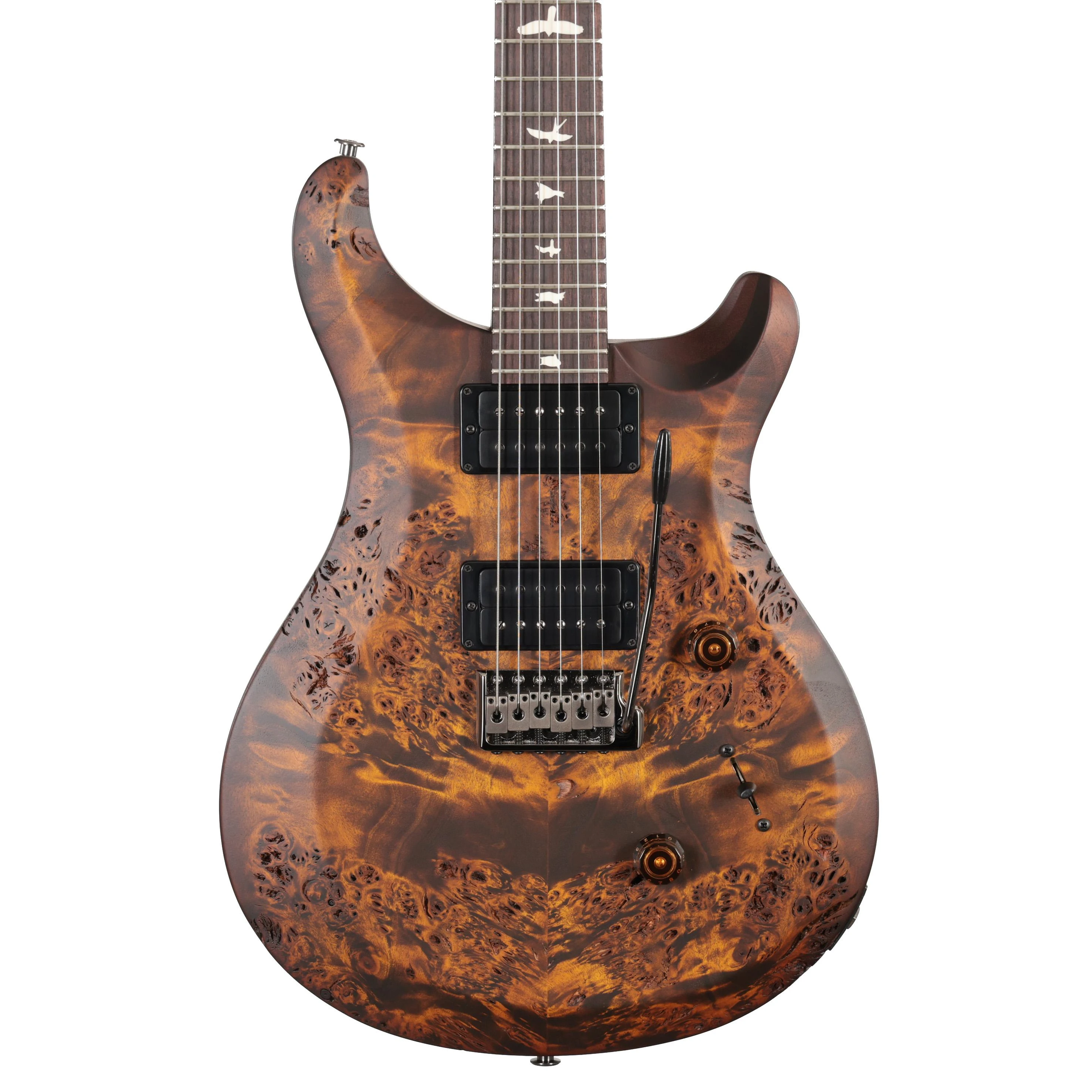 PRS S2 Custom 24 Poplar Burl Top Electric Guitar in Black Gold Burst - S2089758 (2).jpg