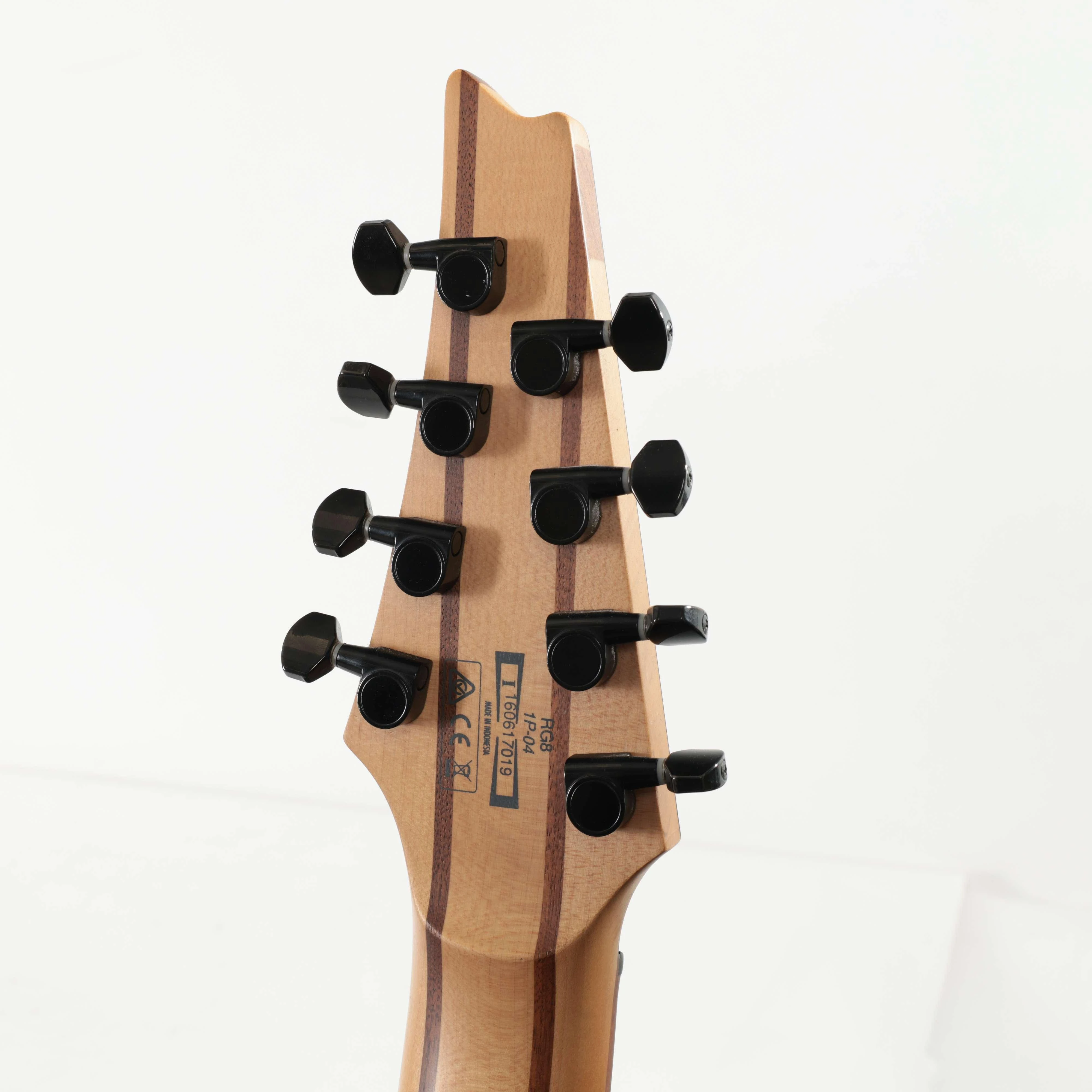 Second Hand Ibanez RG8 Electric Guitar In Gloss Black #309 - SH-91-0309 (5).jpg
