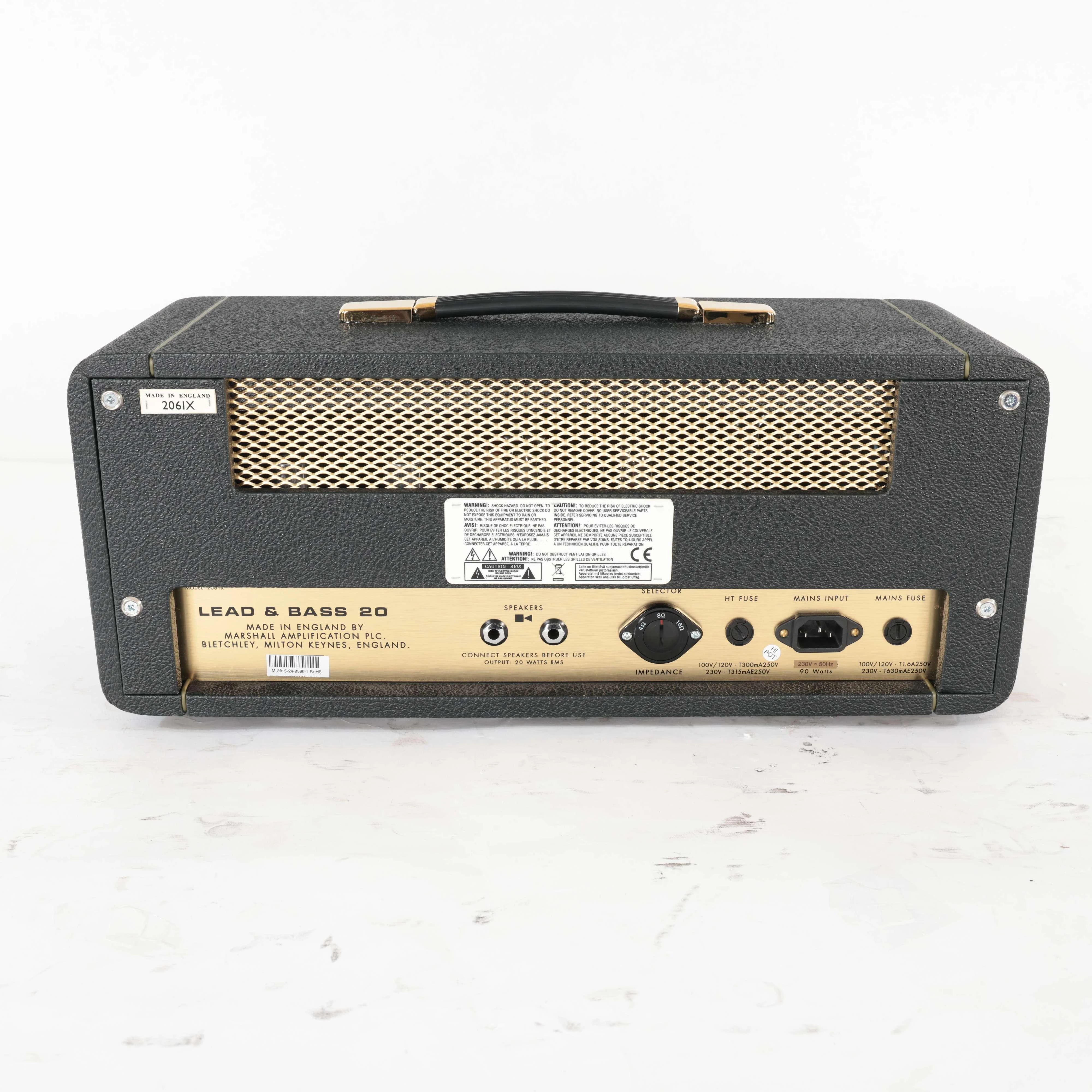 Second Hand Marshall JMP 2061X Amplifier Head #276 - SH-91-0276 (5).jpg