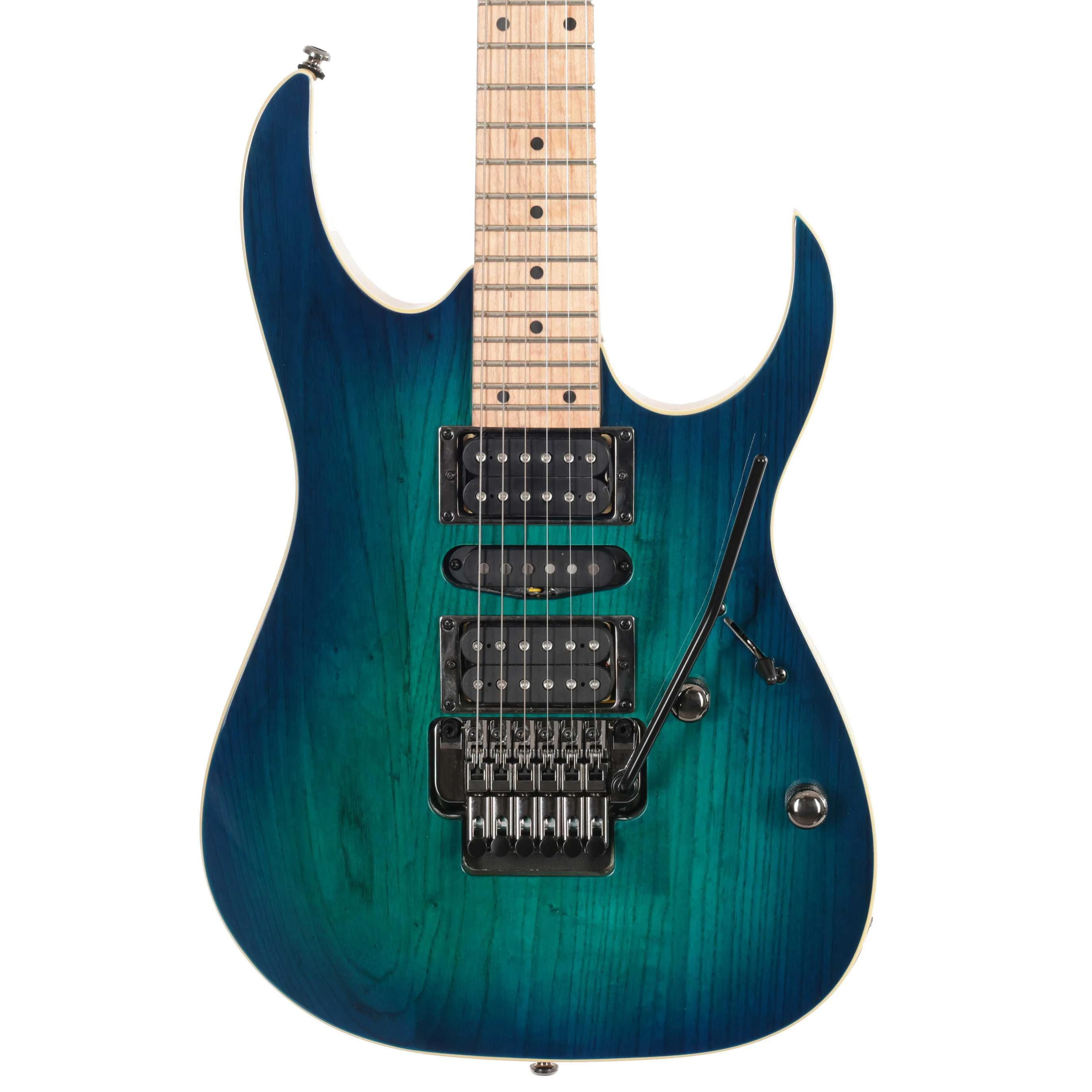 Second Hand Ibanez RG370AHMZ-BMT Electric Guitar In Blue Moon Burst #267 - SH-91-0267 (2).jpg