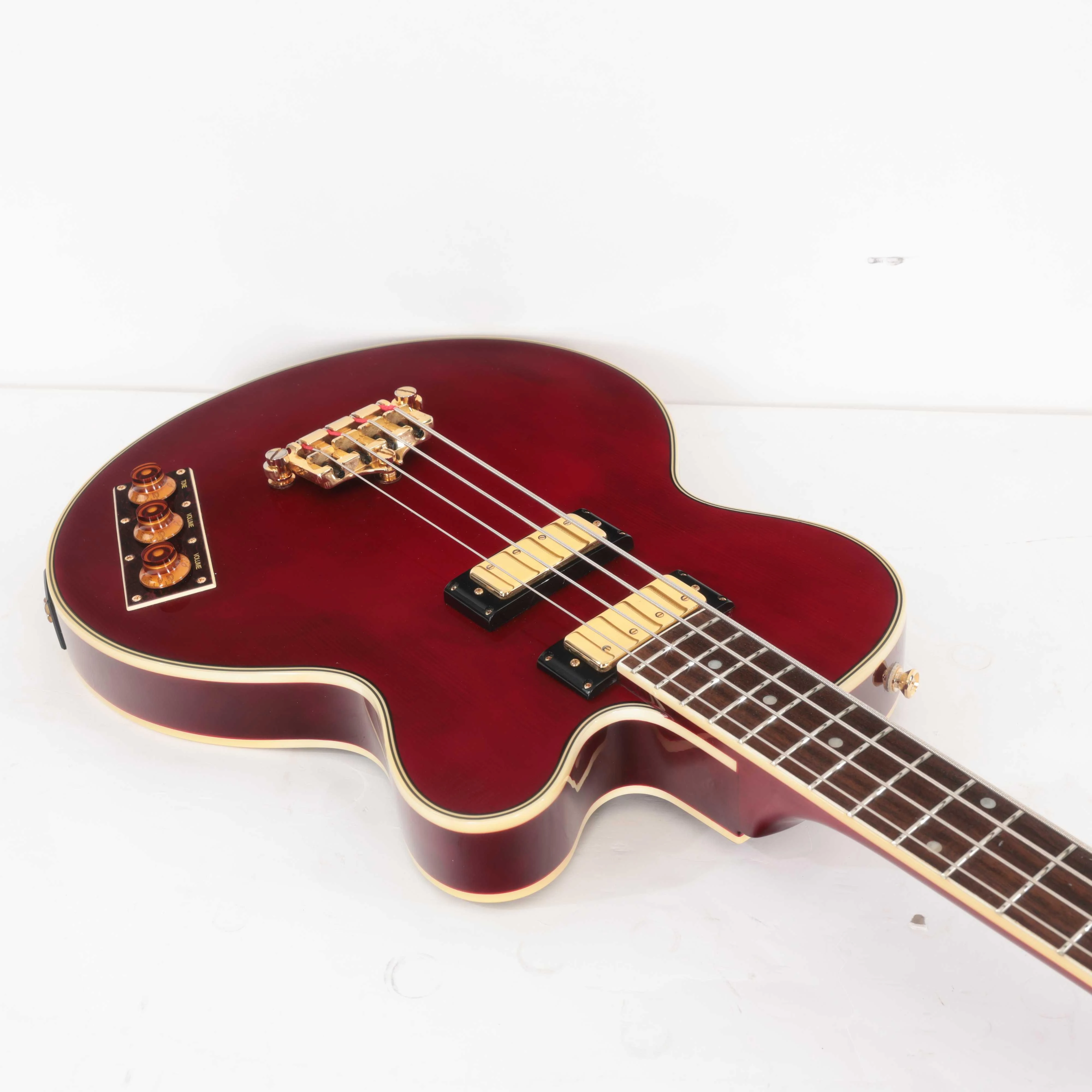 Second Hand Epiphone Rumblekat Woody Allen Signature Bass In Cherry #000 - SH-197-1000 (9).jpg