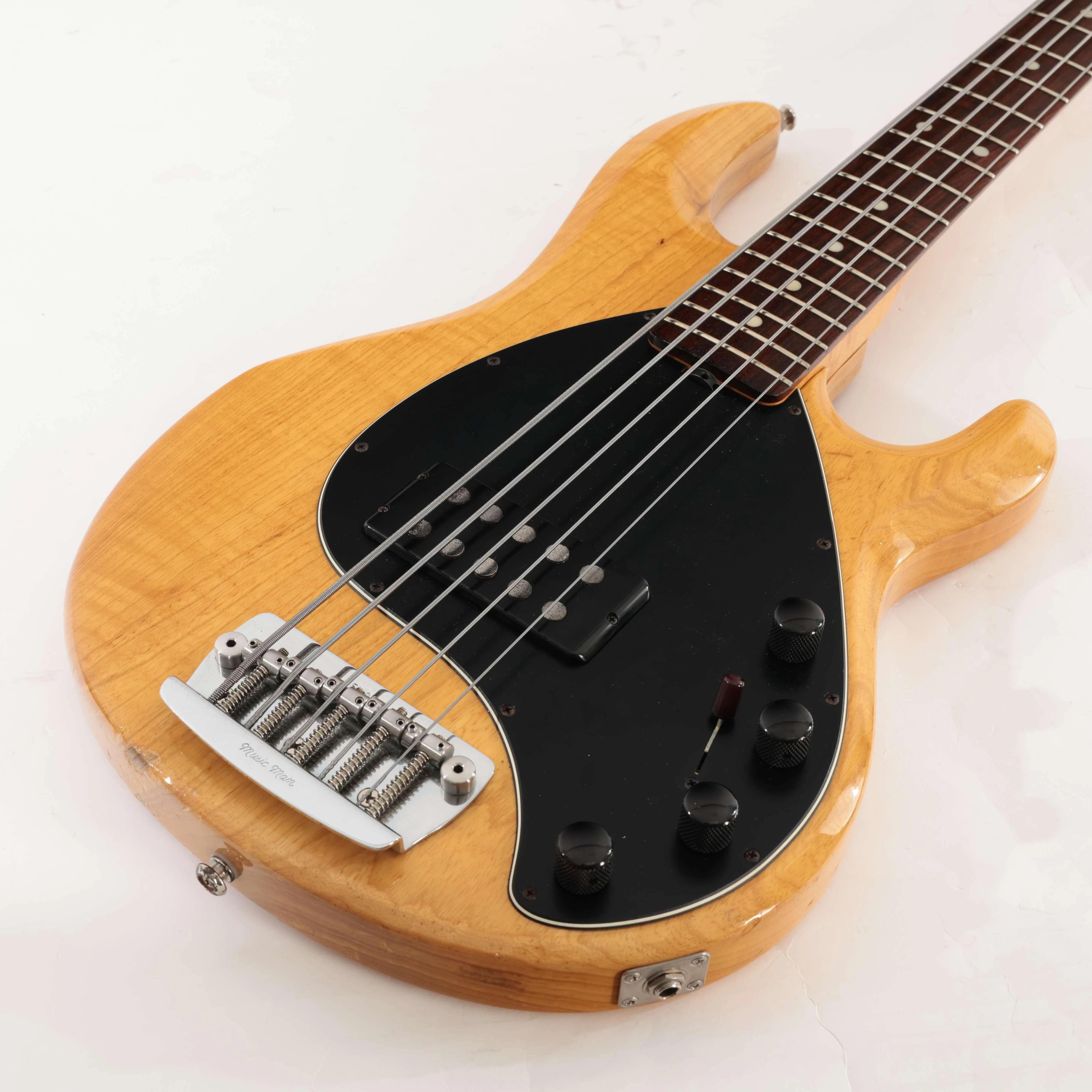 Second Hand Musicman Stingray 5 String Electric Bass In Natural #995 - SH-197-0995 (9).jpg
