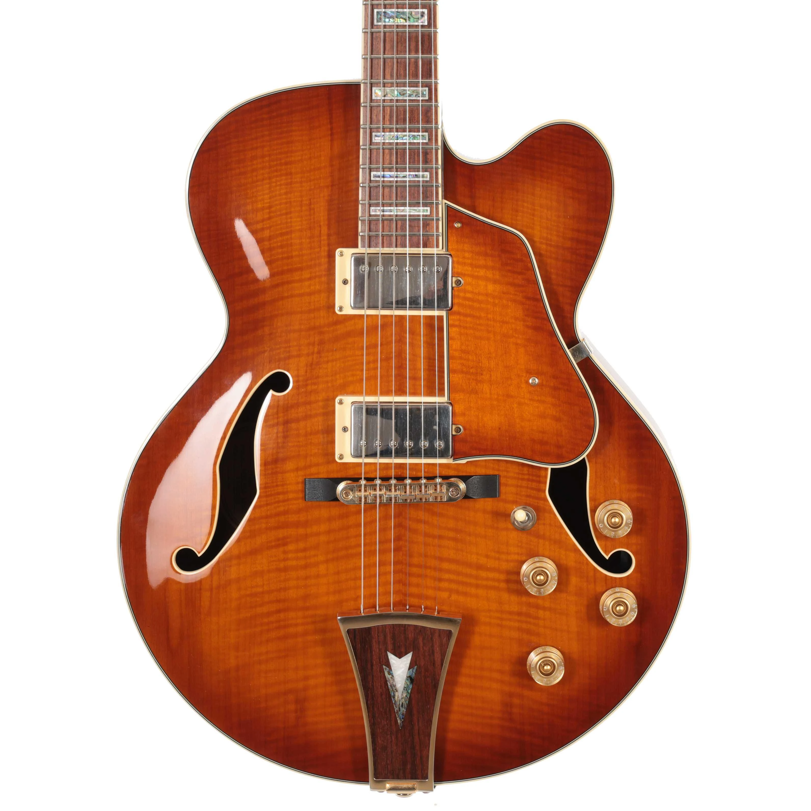 Second Hand Ibanez AF95 Hollowbody Electric Guitar In Violin Sunburst #965 - SH-197-0965 (2).jpg