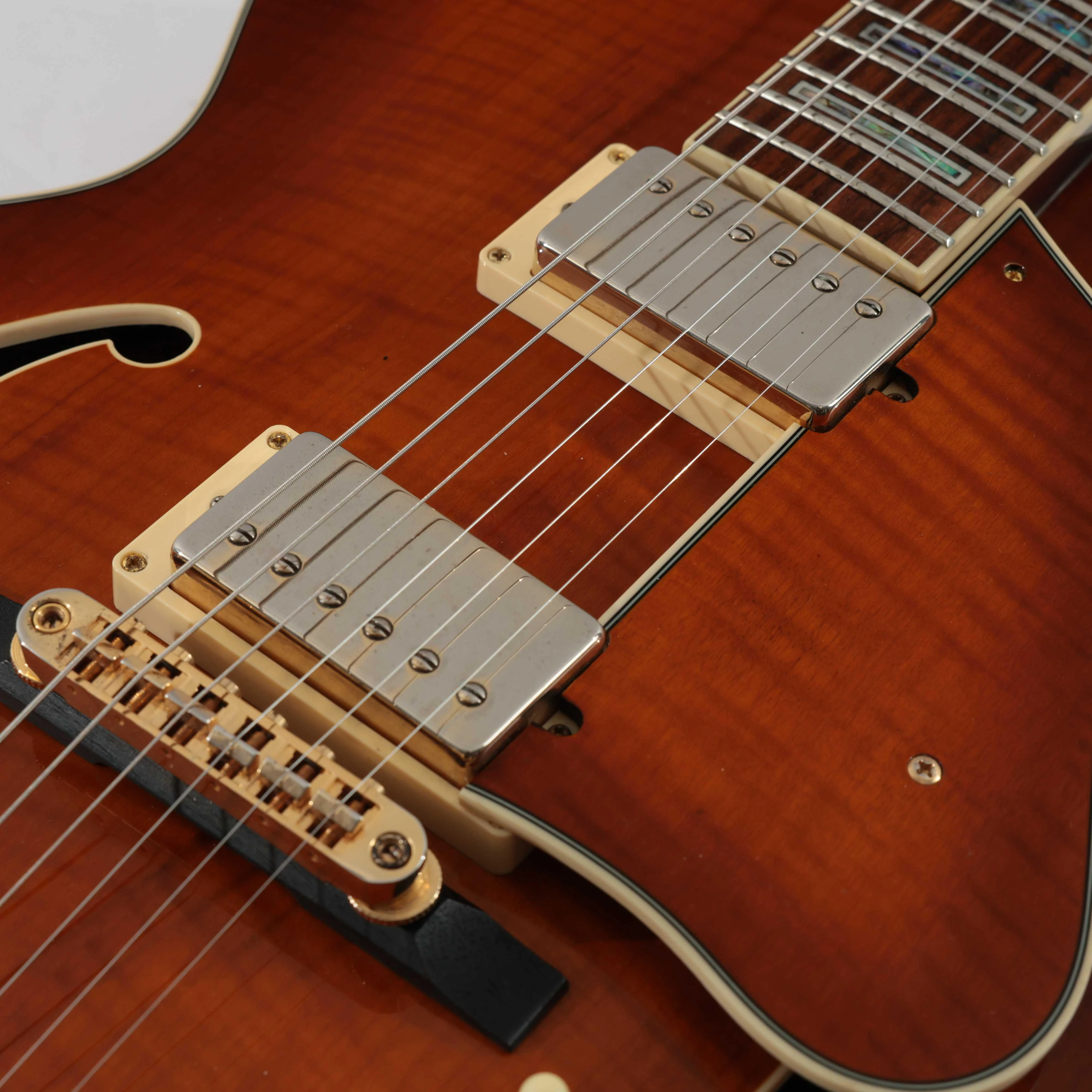 Second Hand Ibanez AF95 Hollowbody Electric Guitar In Violin Sunburst #965 - SH-197-0965 (8).jpg