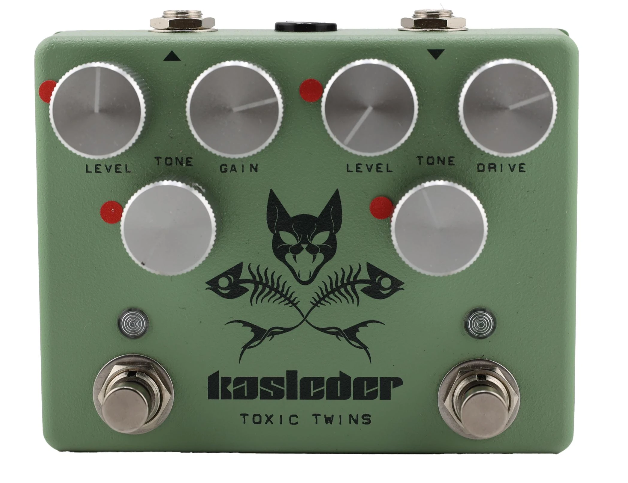 Second Hand Kasleder Toxic Twins Dual Overdrive Pedal #951 - SH-197-0951 (1).jpg