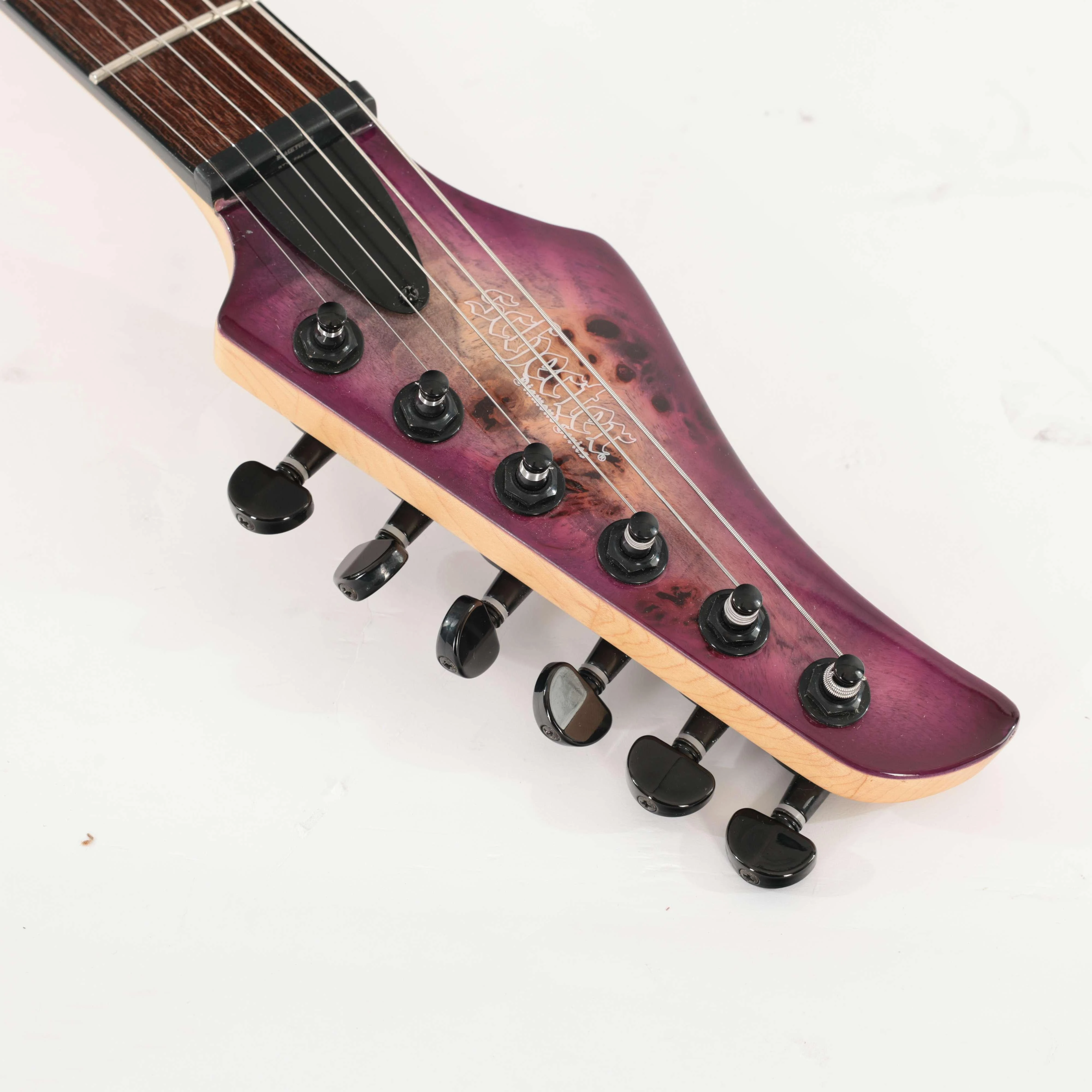 Second Hand Schecter C-6 Pro In Aurora Burst #837 - SH-197-0837 (12).jpg