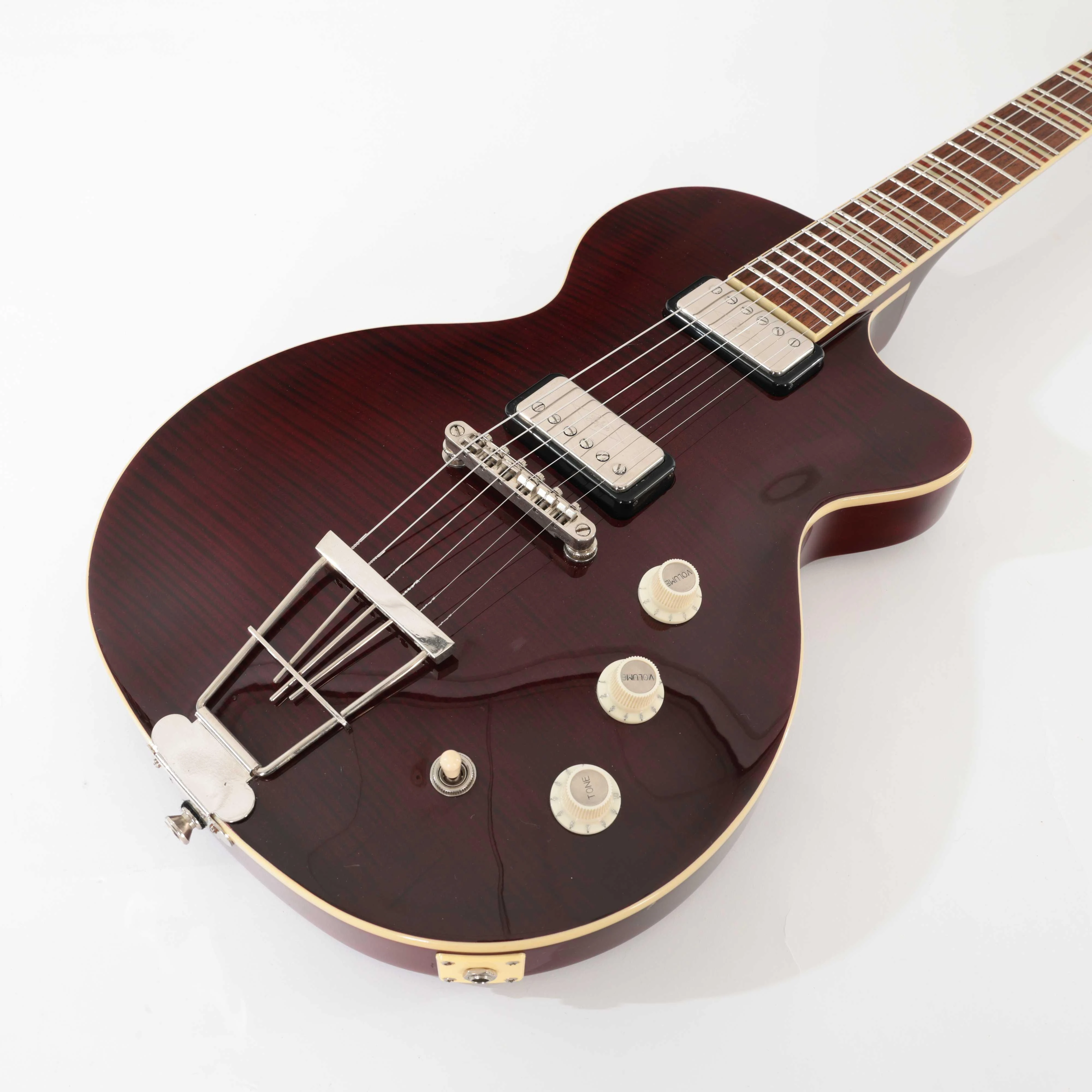 Second Hand Hofner Contemperary Series Club HCT CS-10 Electric Guitar In Cherry #069 - SH-168-0069 (7).jpg