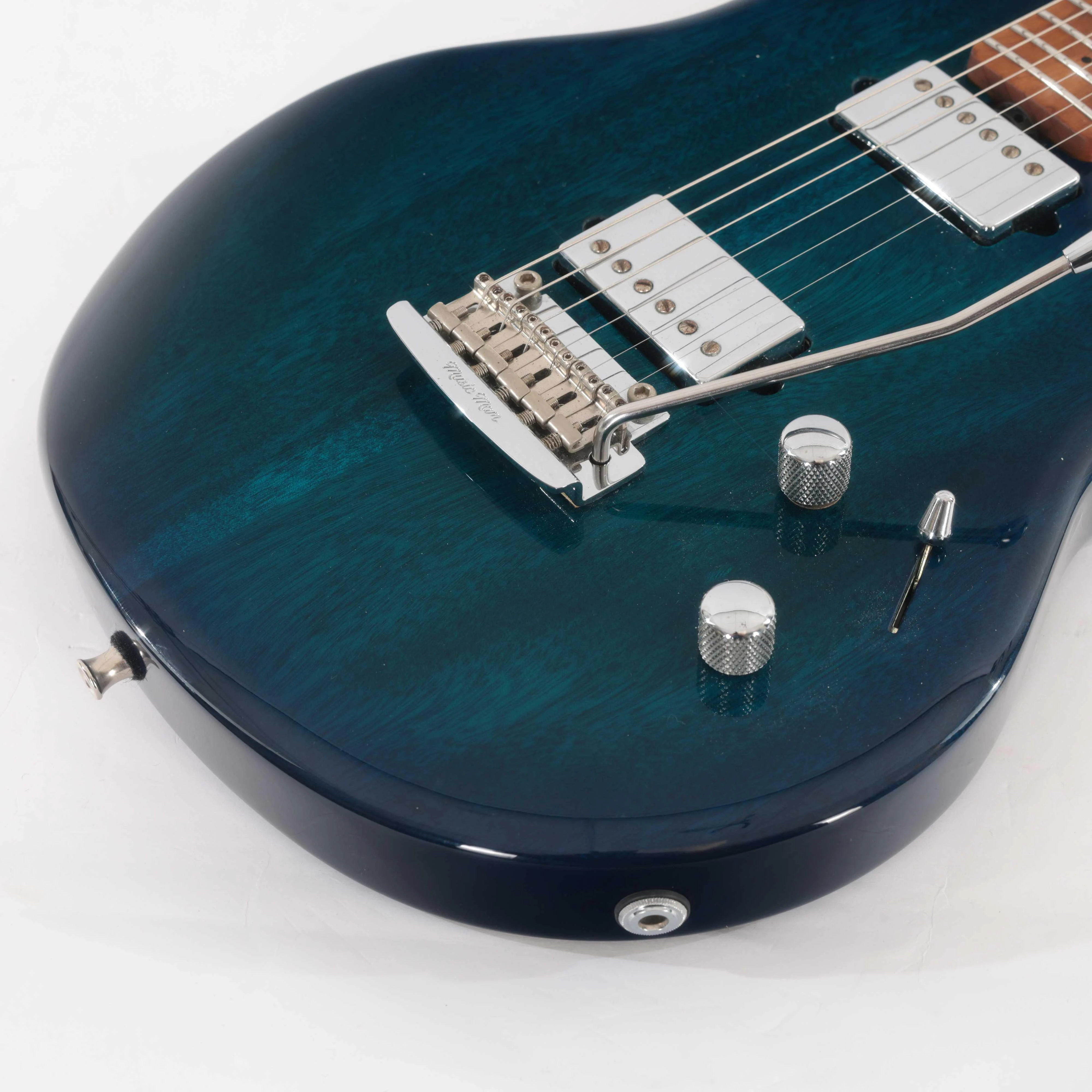 Second Hand Ernie Ball Music Man Luke III Electric Guitar In Neptune Blue #130 - SH-131-0130 (8).jpg