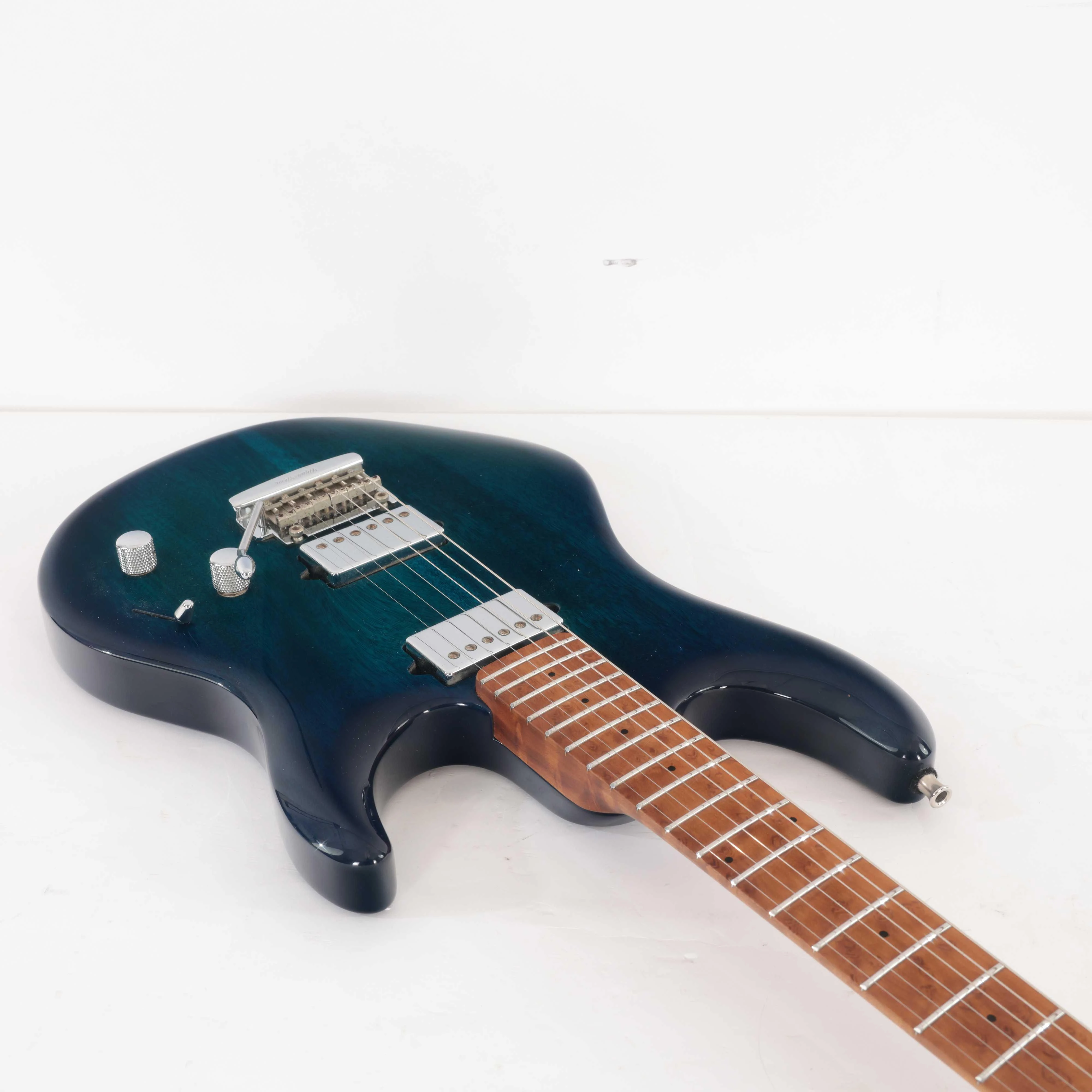 Second Hand Ernie Ball Music Man Luke III Electric Guitar In Neptune Blue #130 - SH-131-0130 (9).jpg