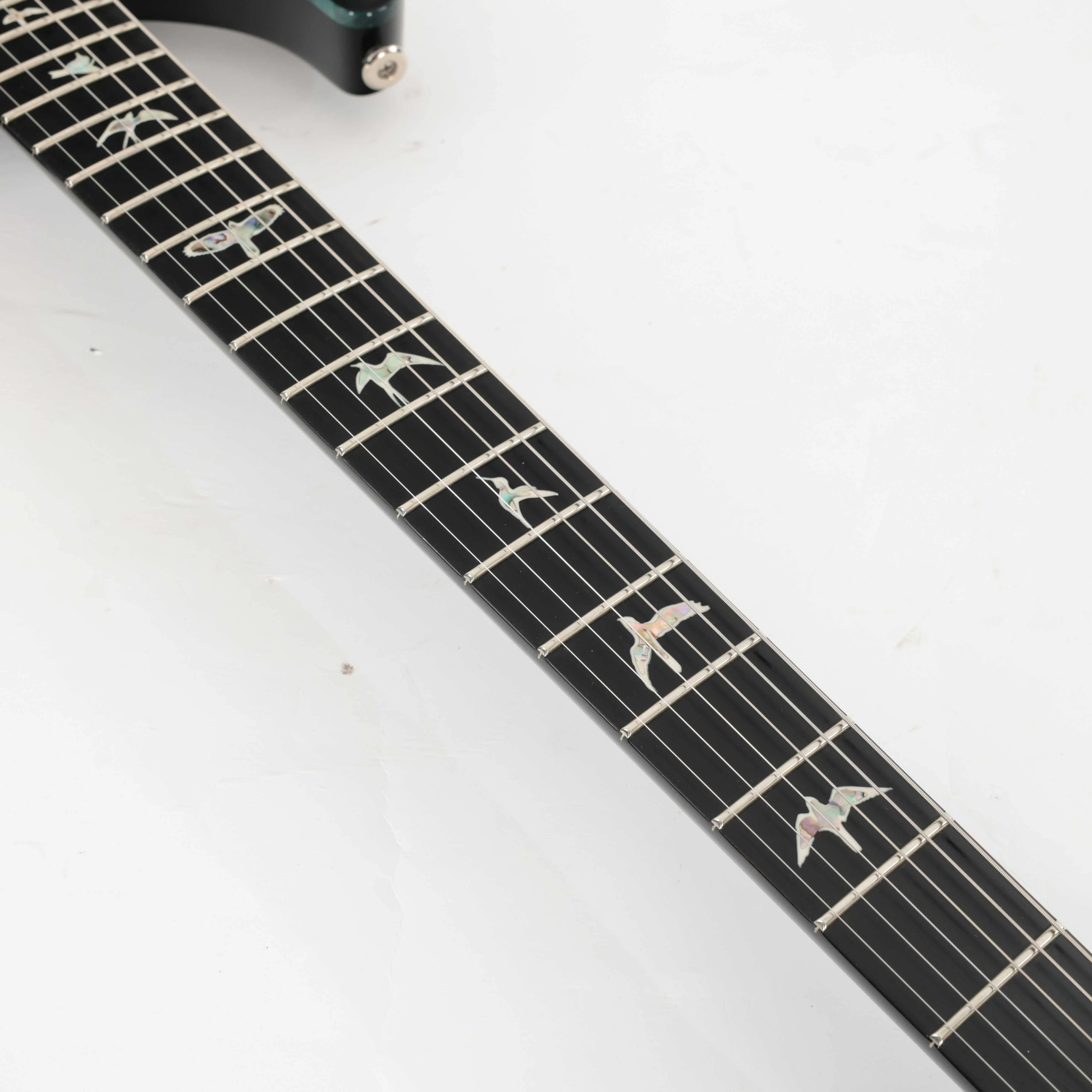 Second Hand PRS Custom 24 Floyd 10 Top In Cobalt Blue Smokeburst 2024 Build #124 - SH-131-0124 (11).jpg