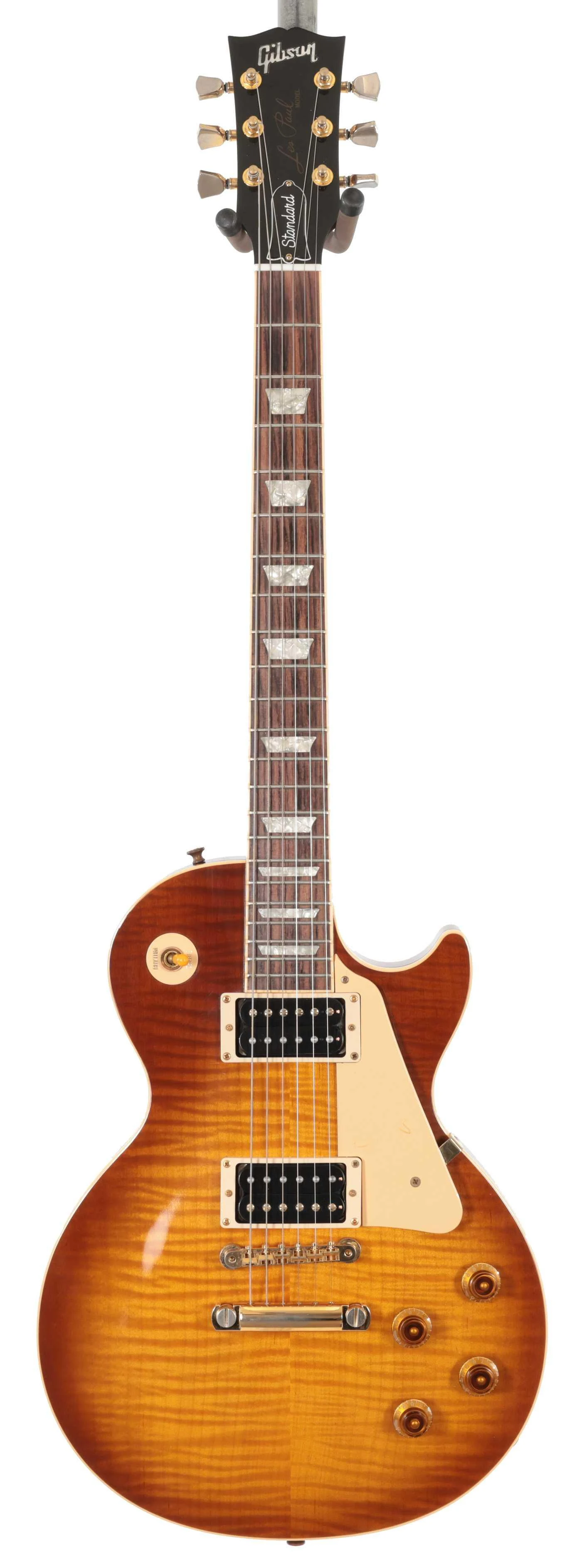 Second Hand Gibson USA Les Paul Jimmy Page Iced Tea #033 - SH-131-0033 (3).jpg