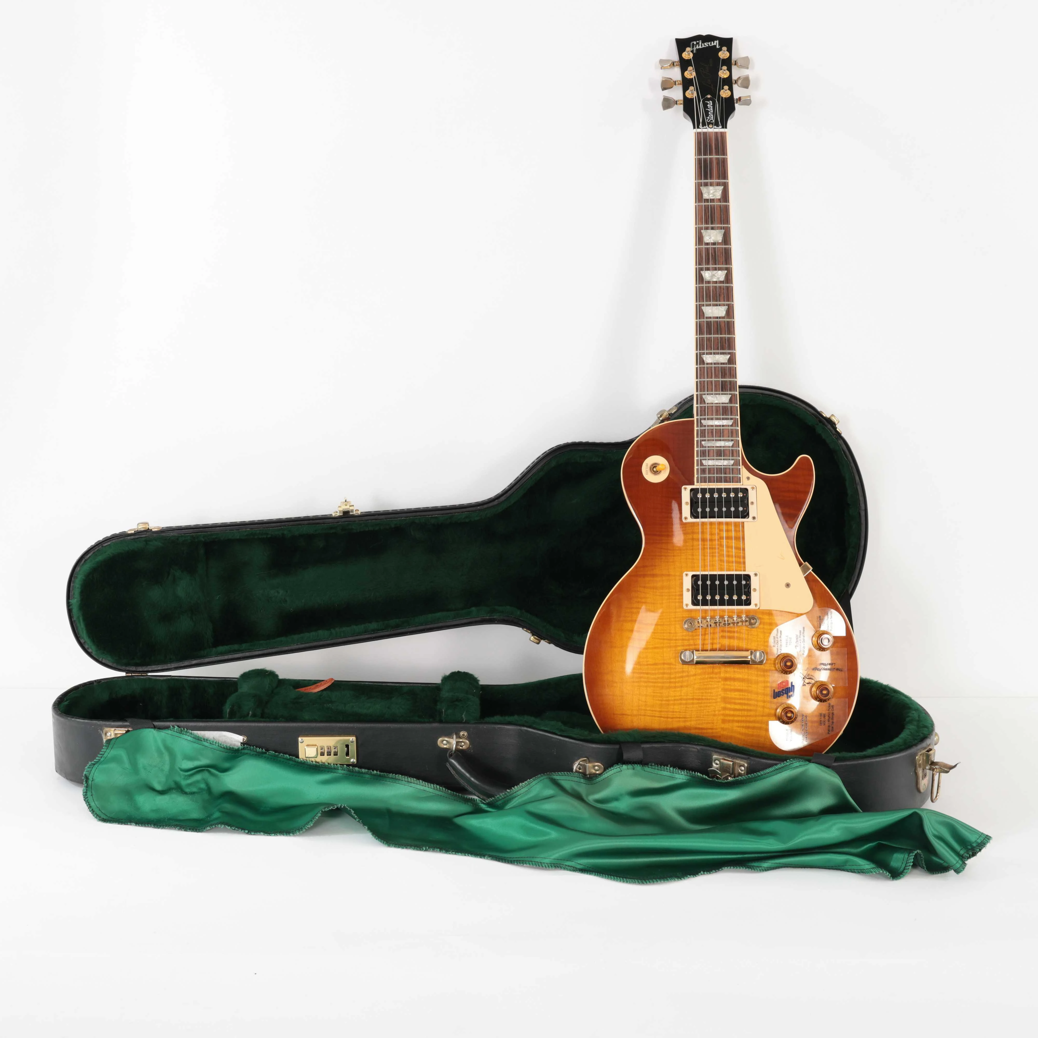 Second Hand Gibson USA Les Paul Jimmy Page Iced Tea #033 - SH-131-0033 (17).jpg