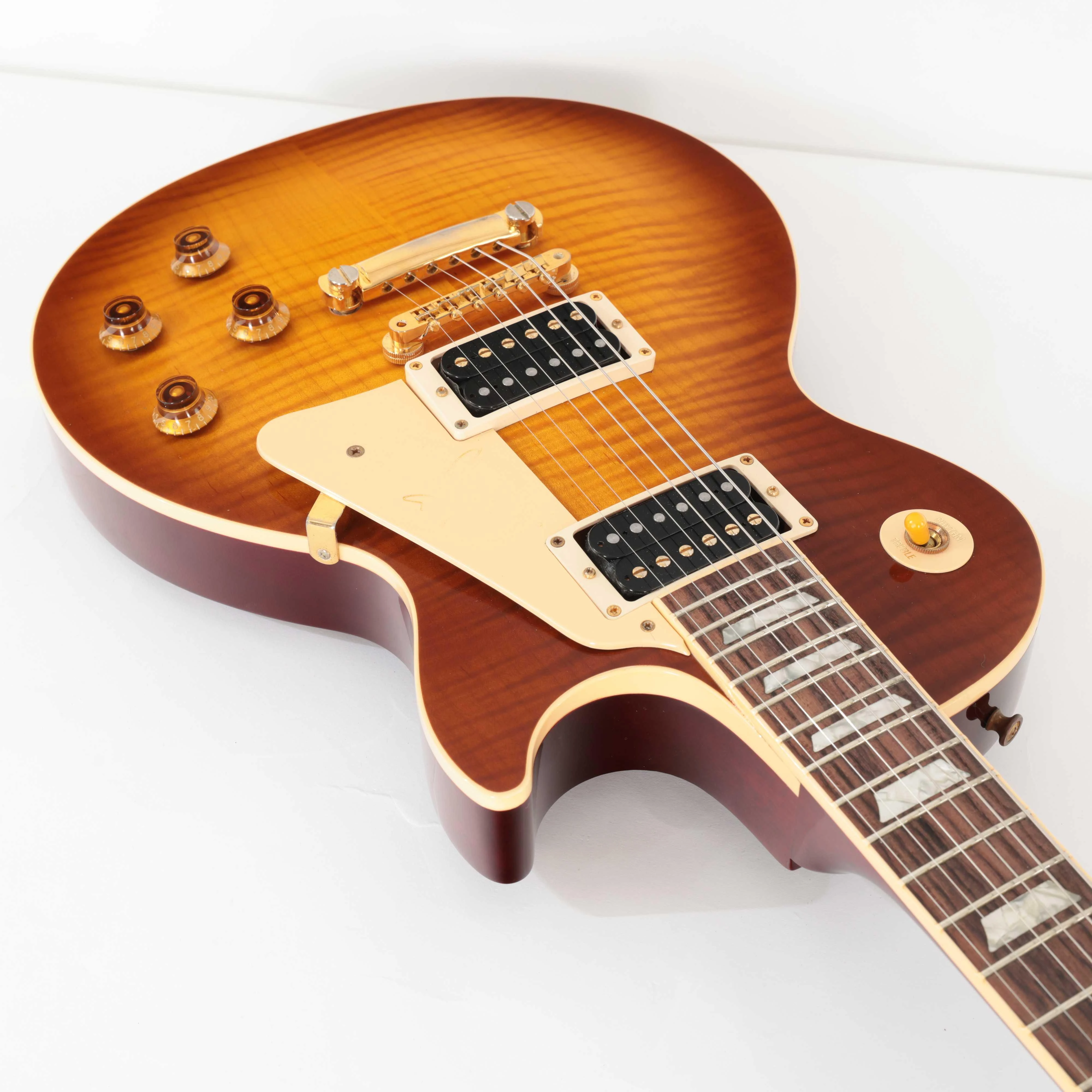 Second Hand Gibson USA Les Paul Jimmy Page Iced Tea #033 - SH-131-0033 (12).jpg