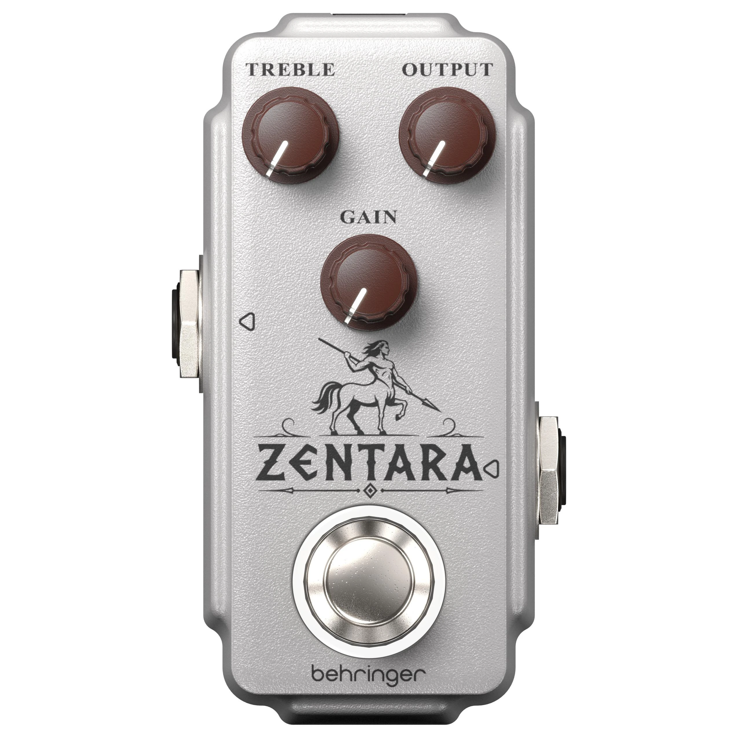 Behringer Zentara Mini Overdrive Pedal in Silver - 0709-AMU86-001-Front.jpg