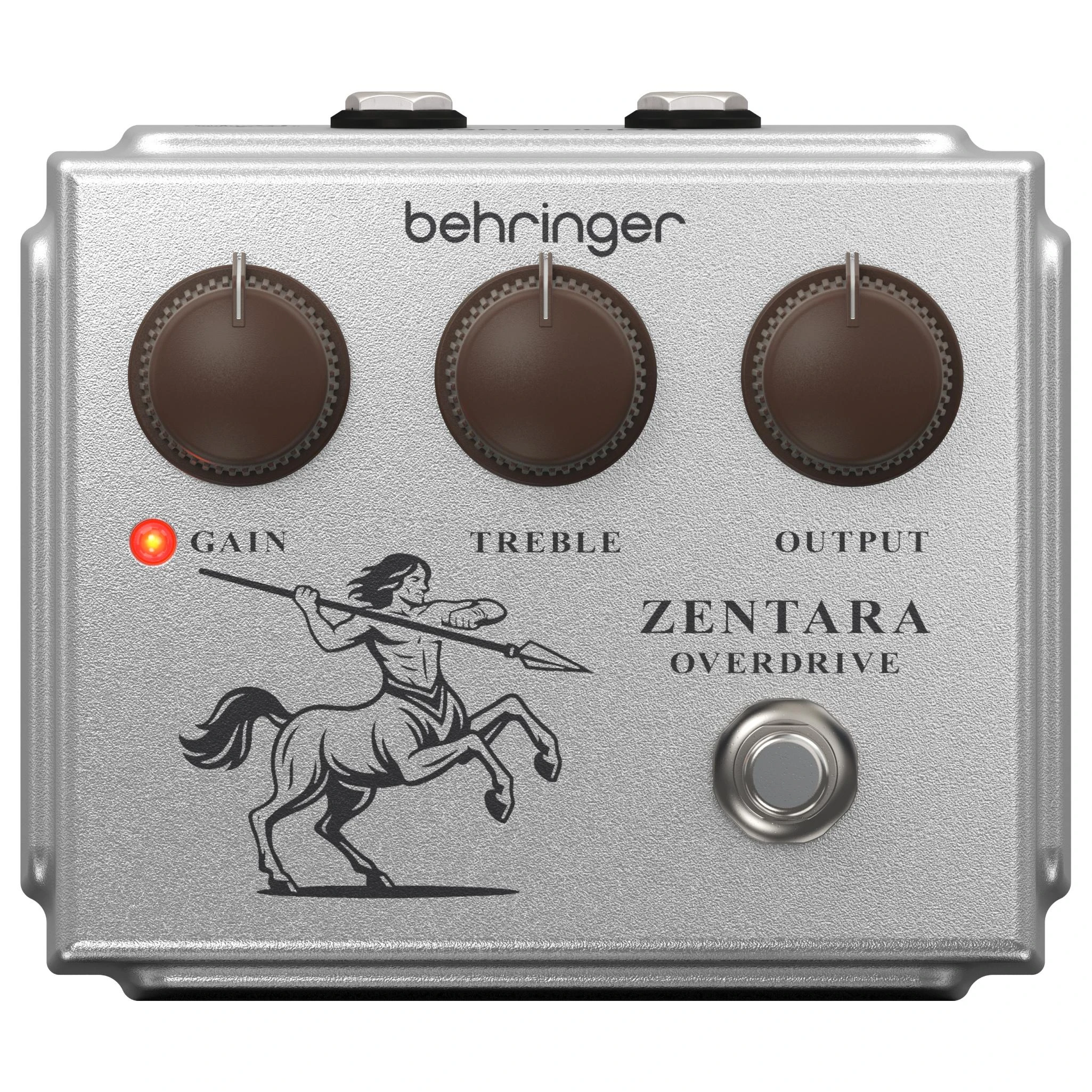 Behringer Zentara Overdrive Pedal in Silver - 0709-AMW86-001-Front.jpg