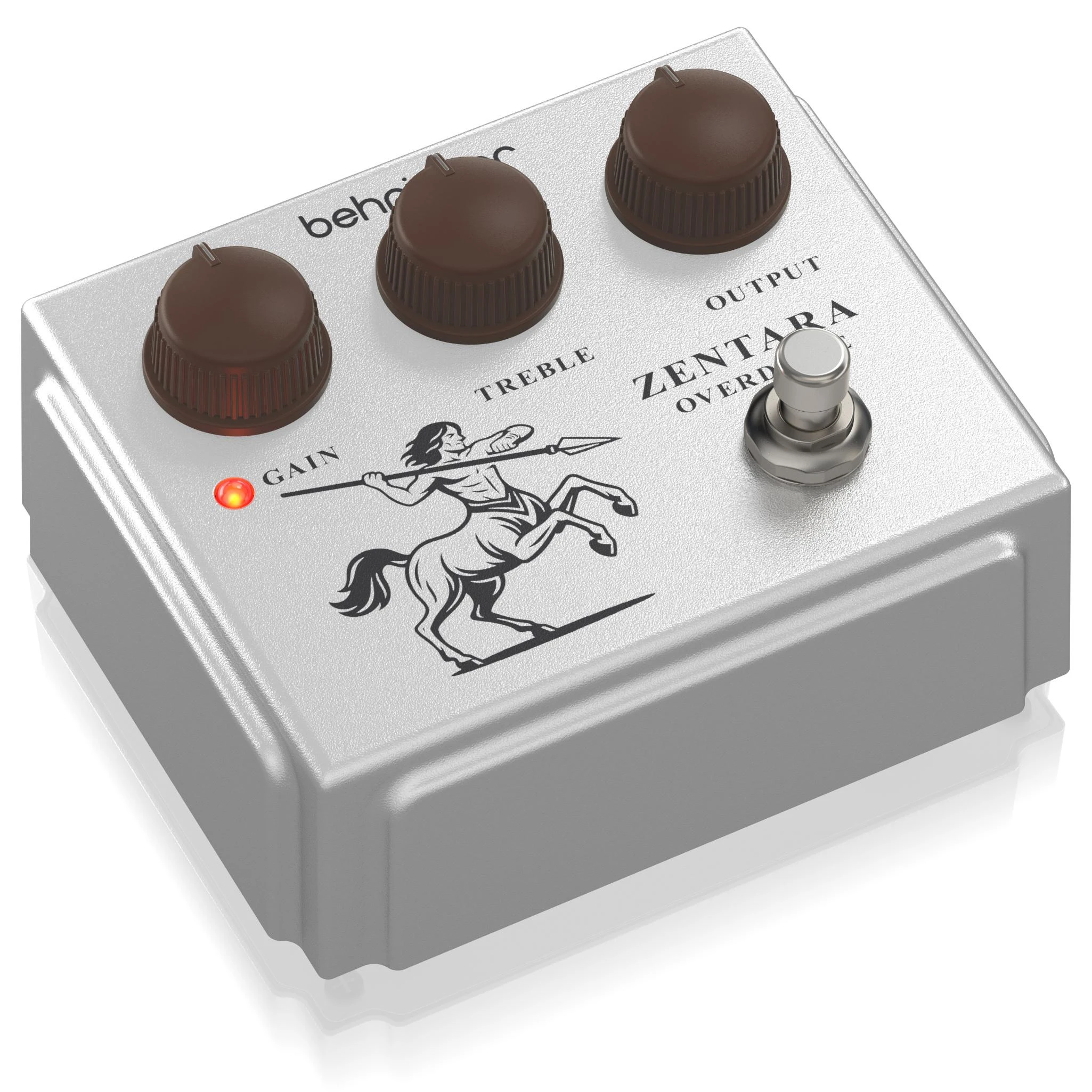 Behringer Zentara Overdrive Pedal in Silver - 0709-AMW86-001-Left.jpg