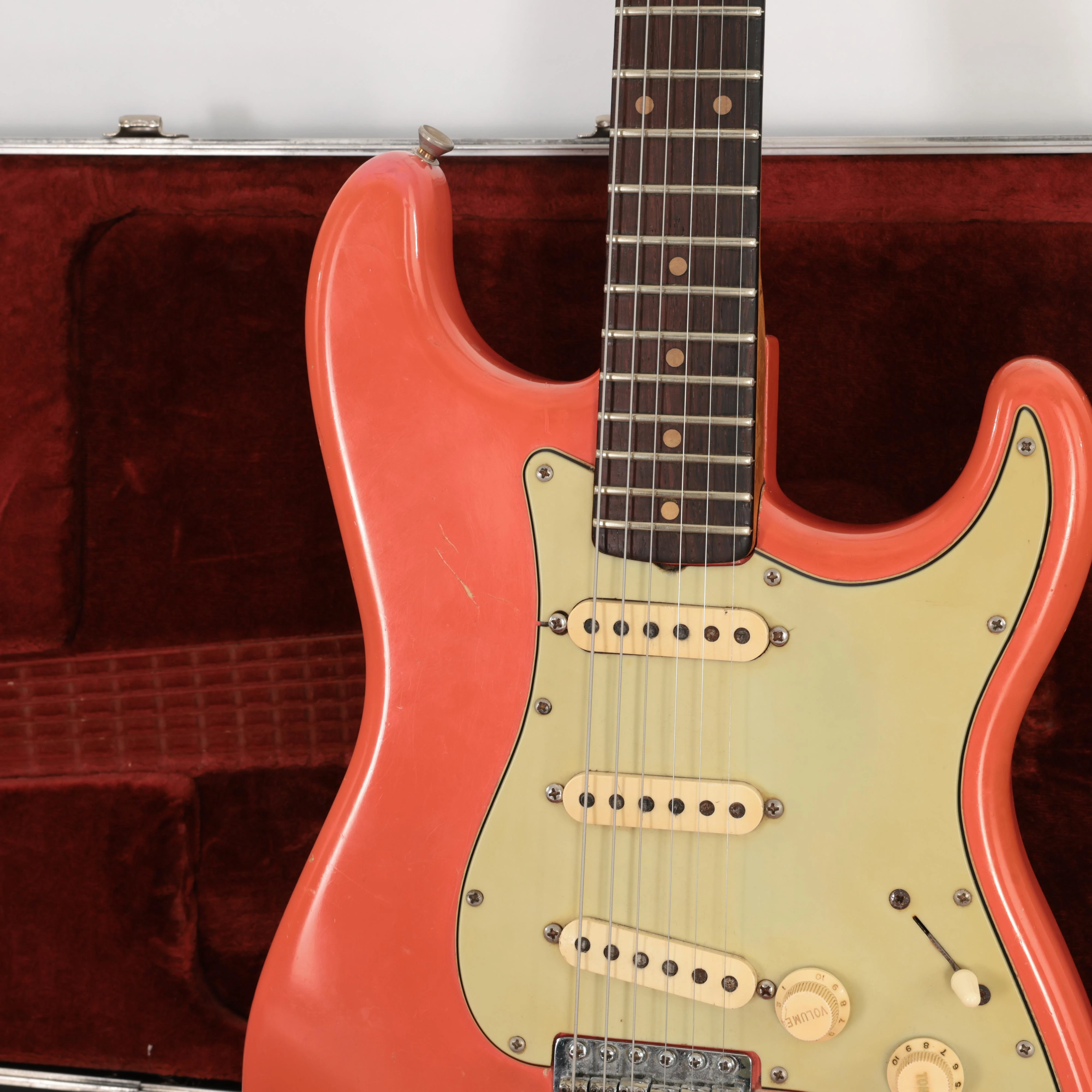 Second Hand Pre CBS 1961 Fender Stratocaster in Fiesta Red - SOR01865 (71).jpg
