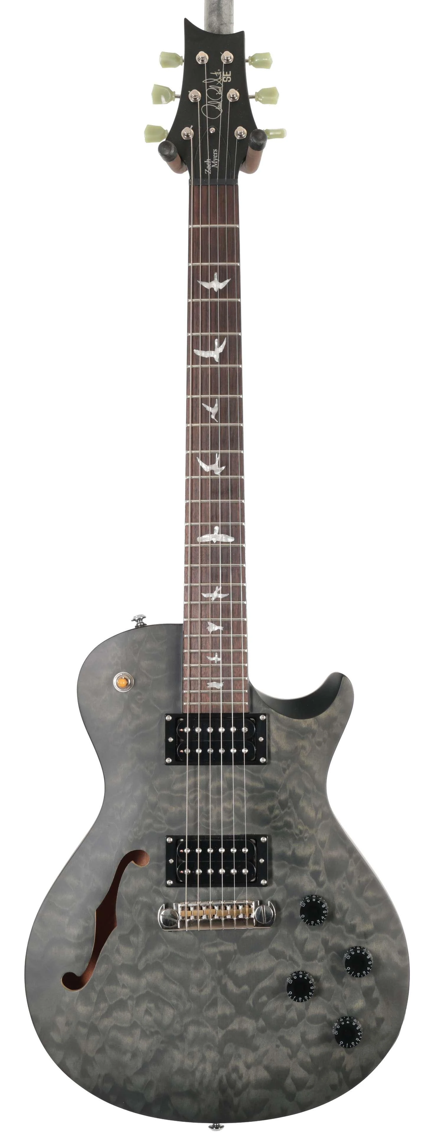 Second Hand PRS SE Limited Edition Zach Myers Signature In Satin Quilt Stealth #314 - SH-91-0314 (3).jpg