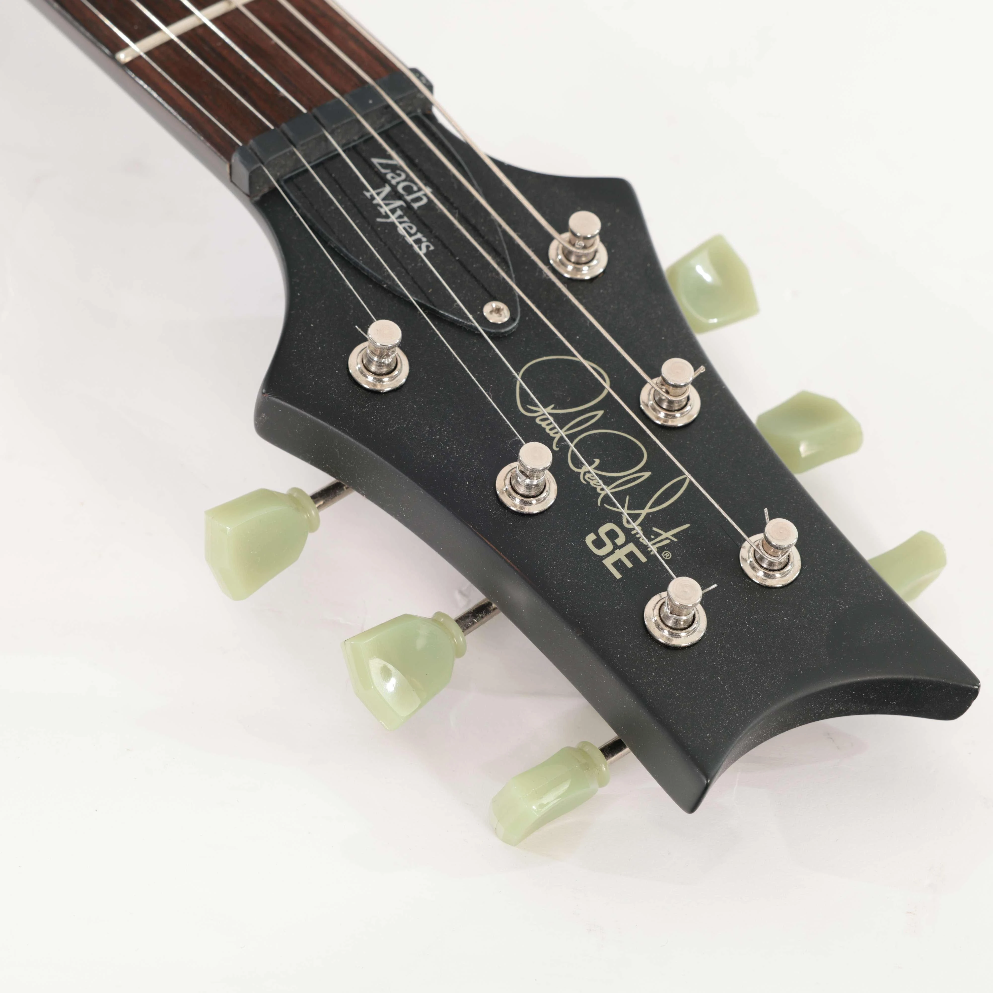 Second Hand PRS SE Limited Edition Zach Myers Signature In Satin Quilt Stealth #314 - SH-91-0314 (13).jpg